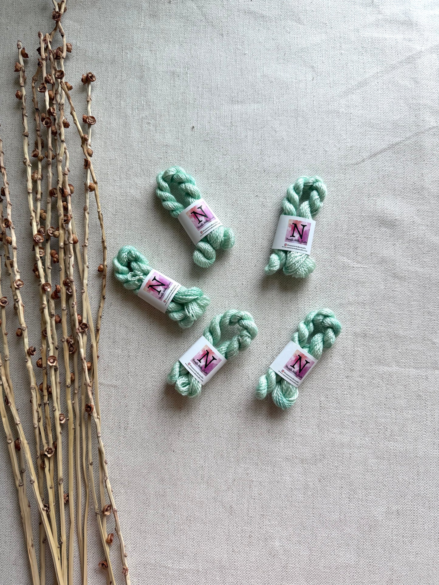 Icy Mint Embroidery Thread