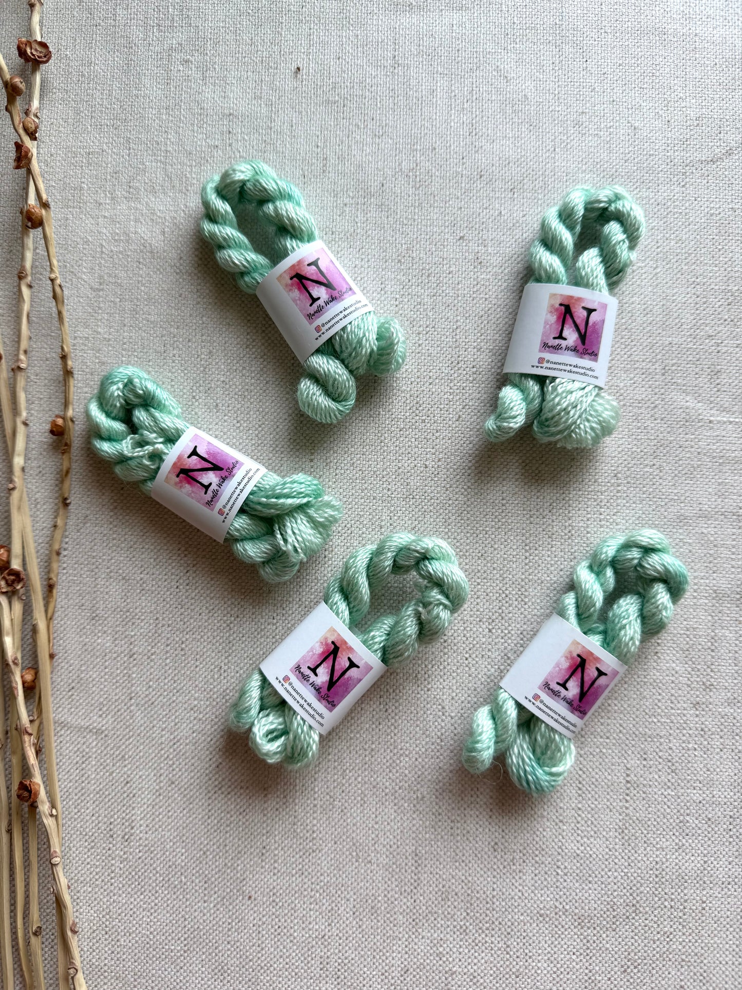 Minty Embroidery Thread
