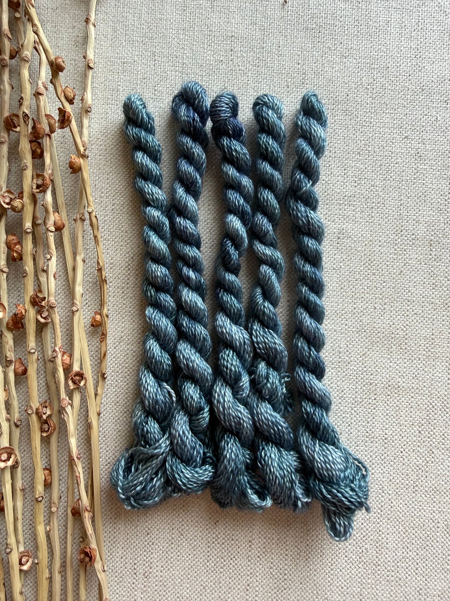 Steel Blue Embroidery Thread