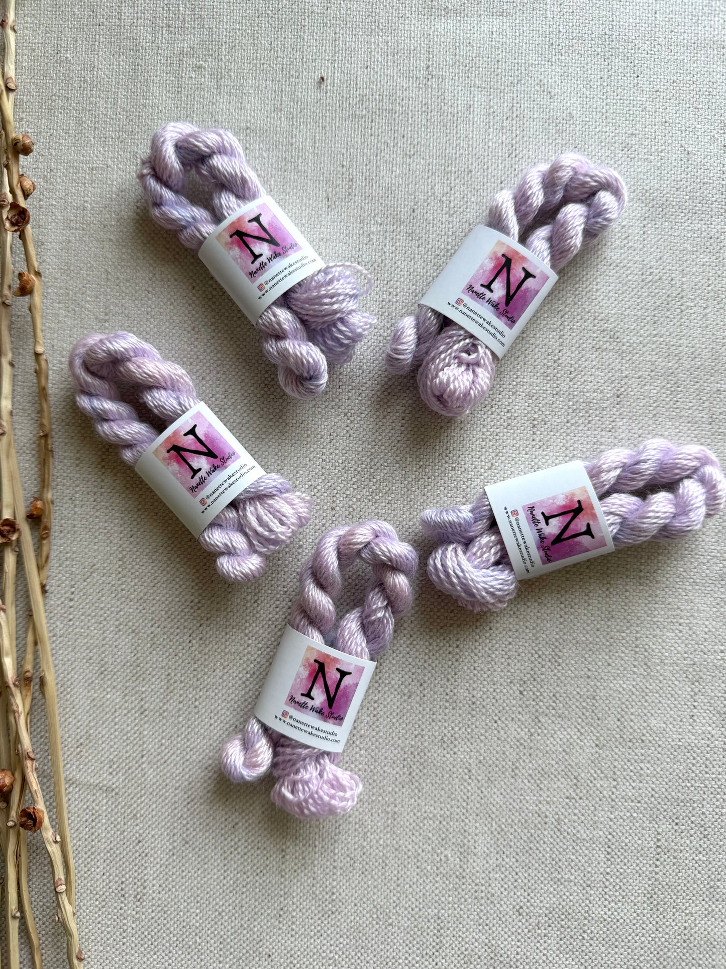 Icy Lavender Embroidery Thread