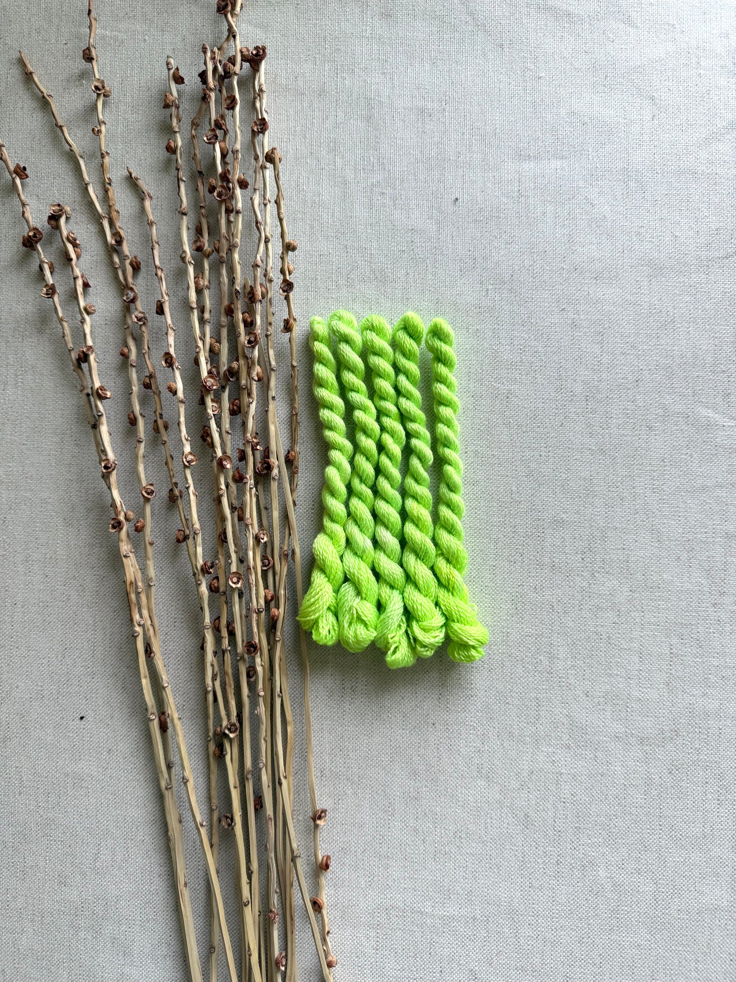 Neon Green Embroidery Thread