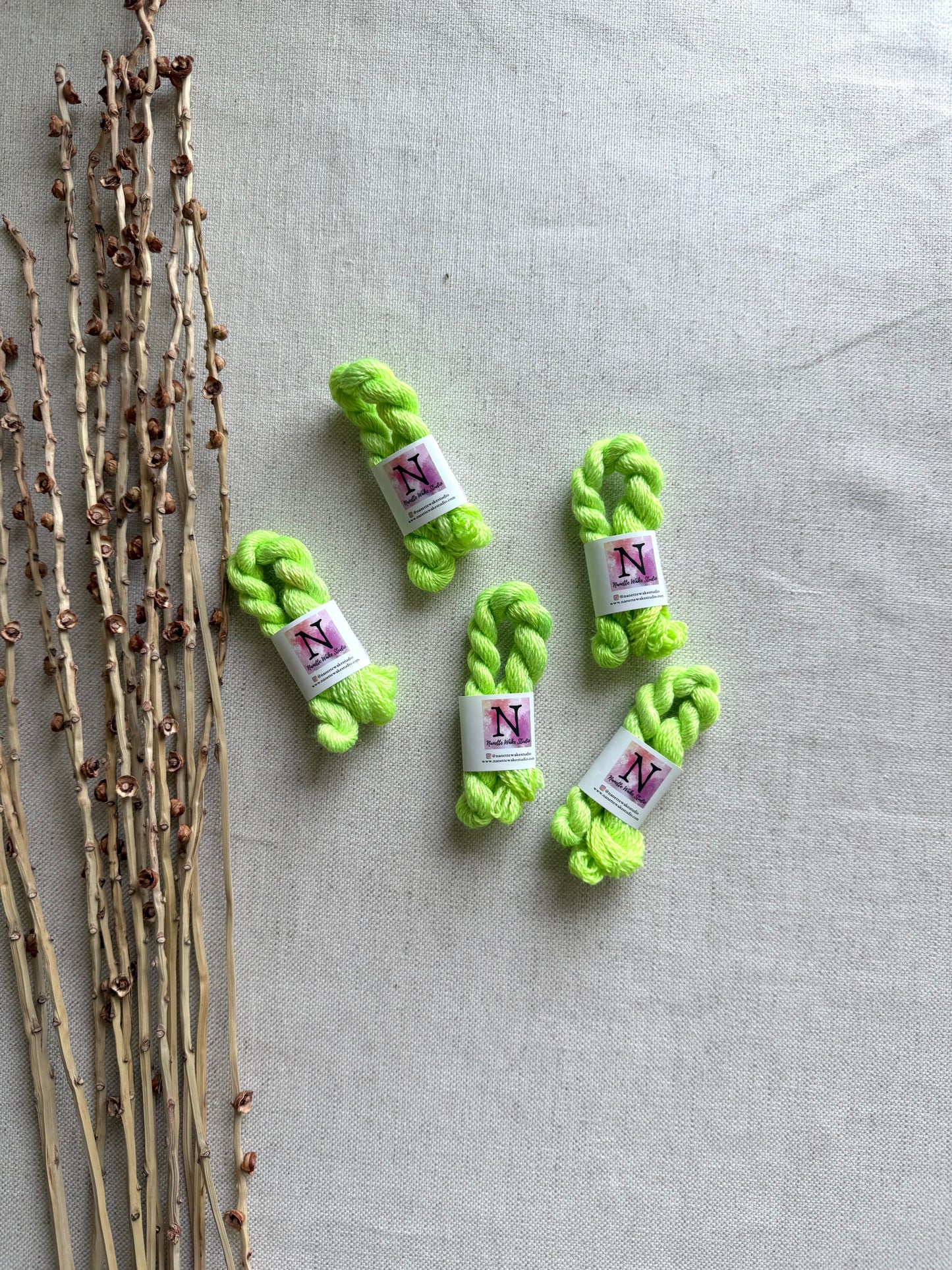 Neon Green Embroidery Thread