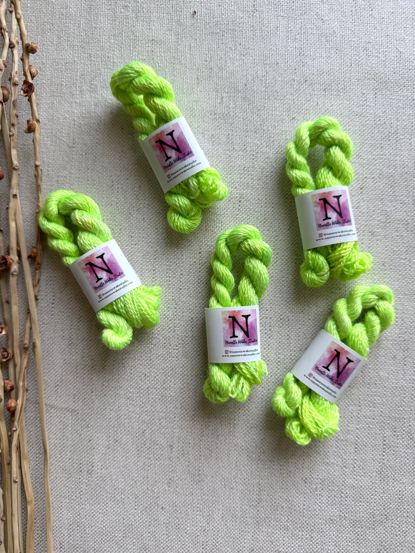 Neon Green Embroidery Thread