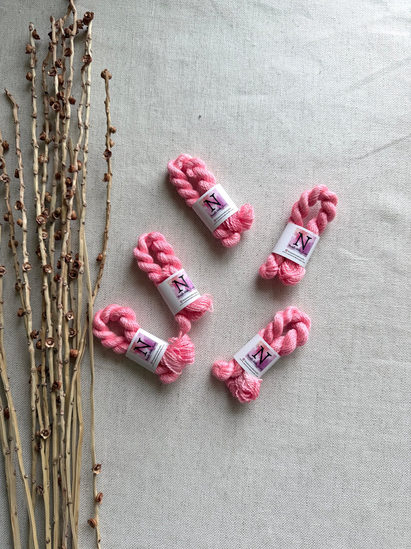 Neon Melon Embroidery Thread