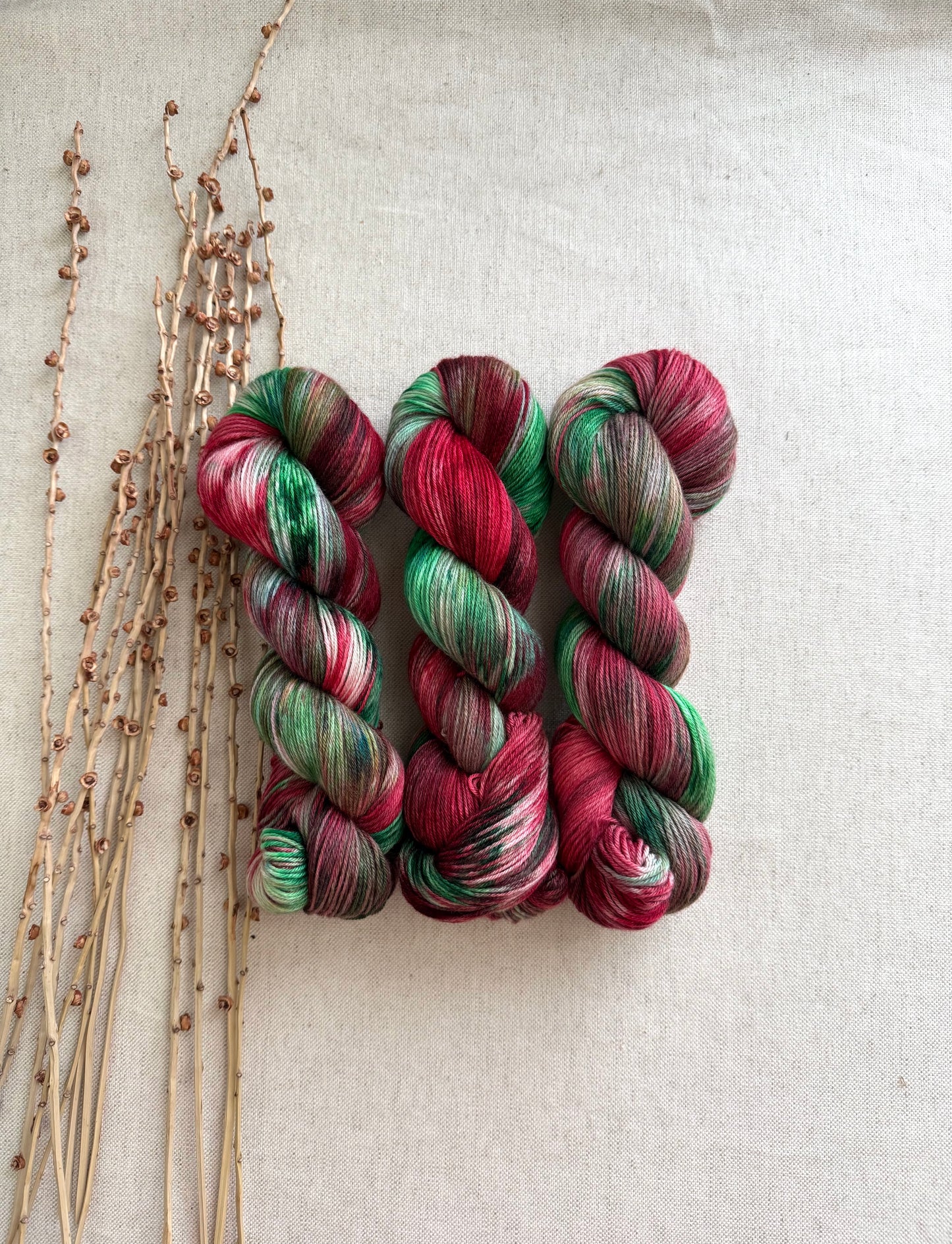 Hand Pulled Candy Cane Merino
