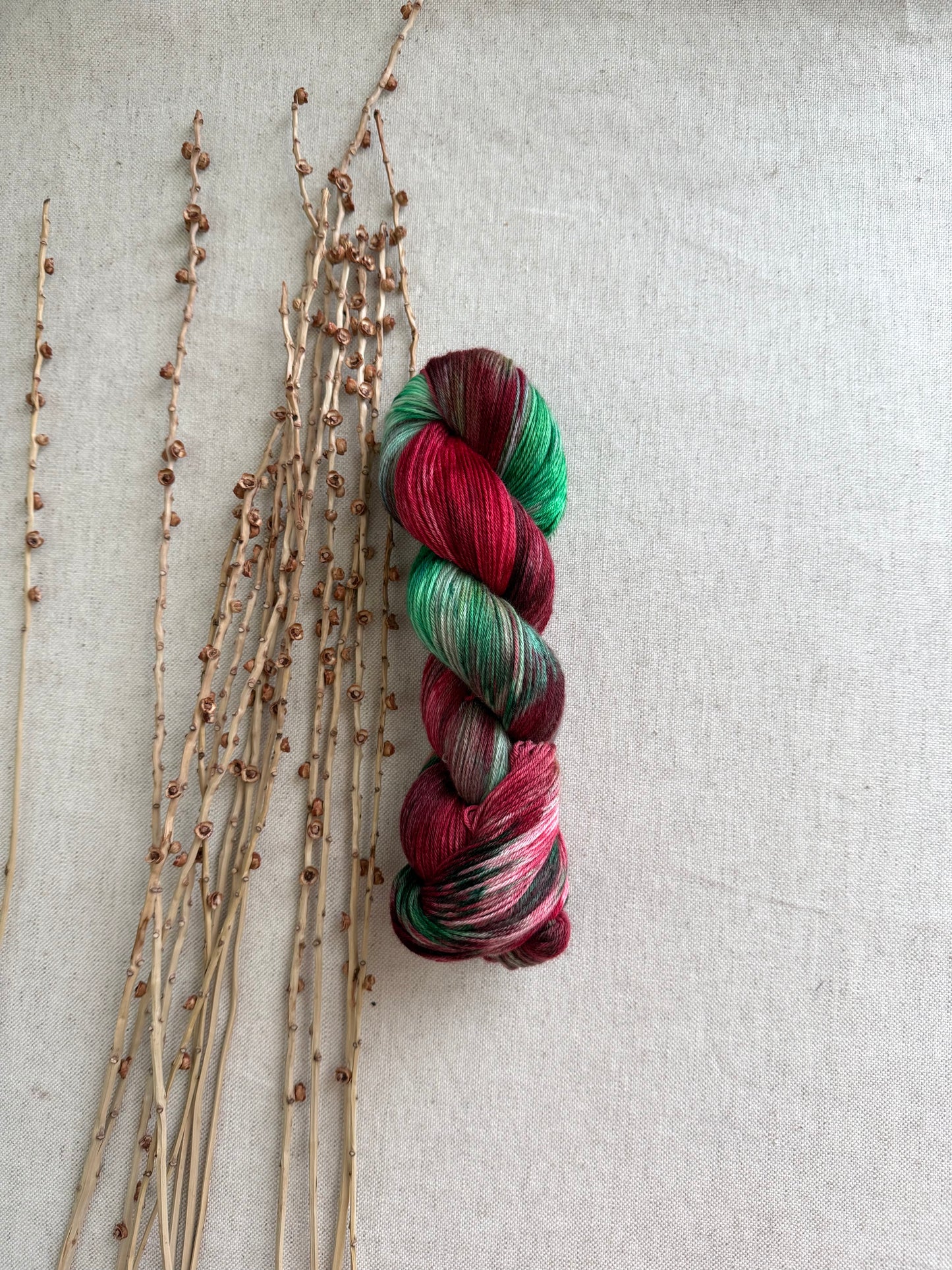 Hand Pulled Candy Cane Merino