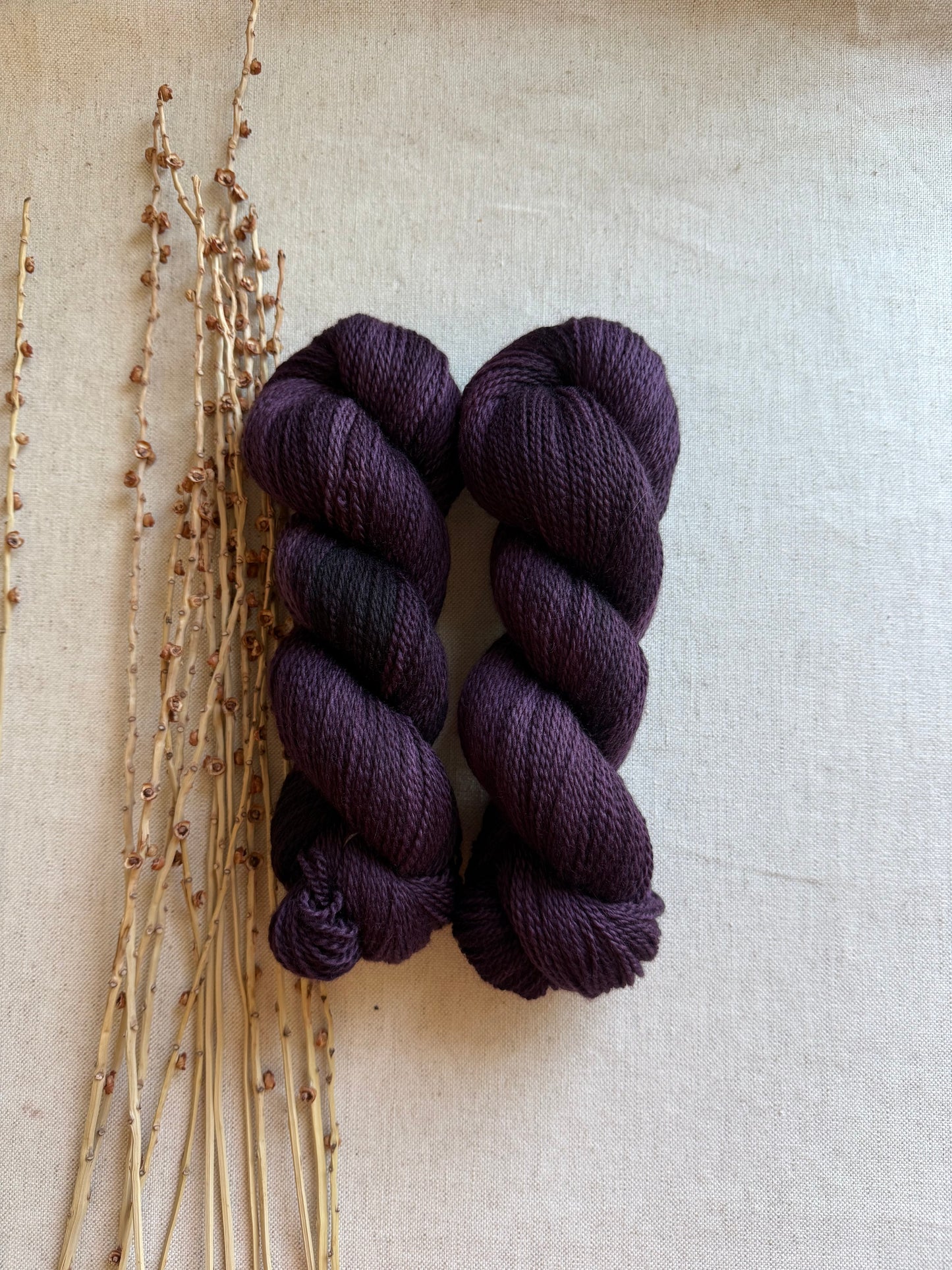 Aubergine Peruvian Highland Wool