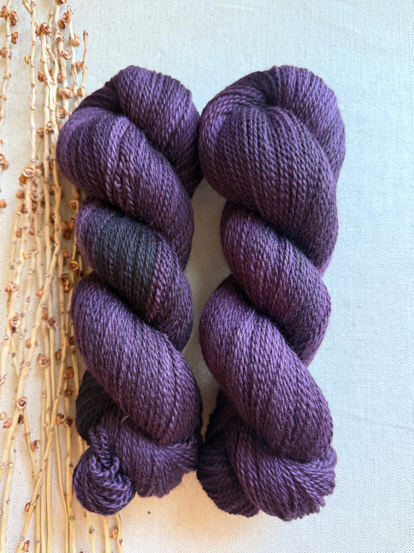 Aubergine Peruvian Highland Wool