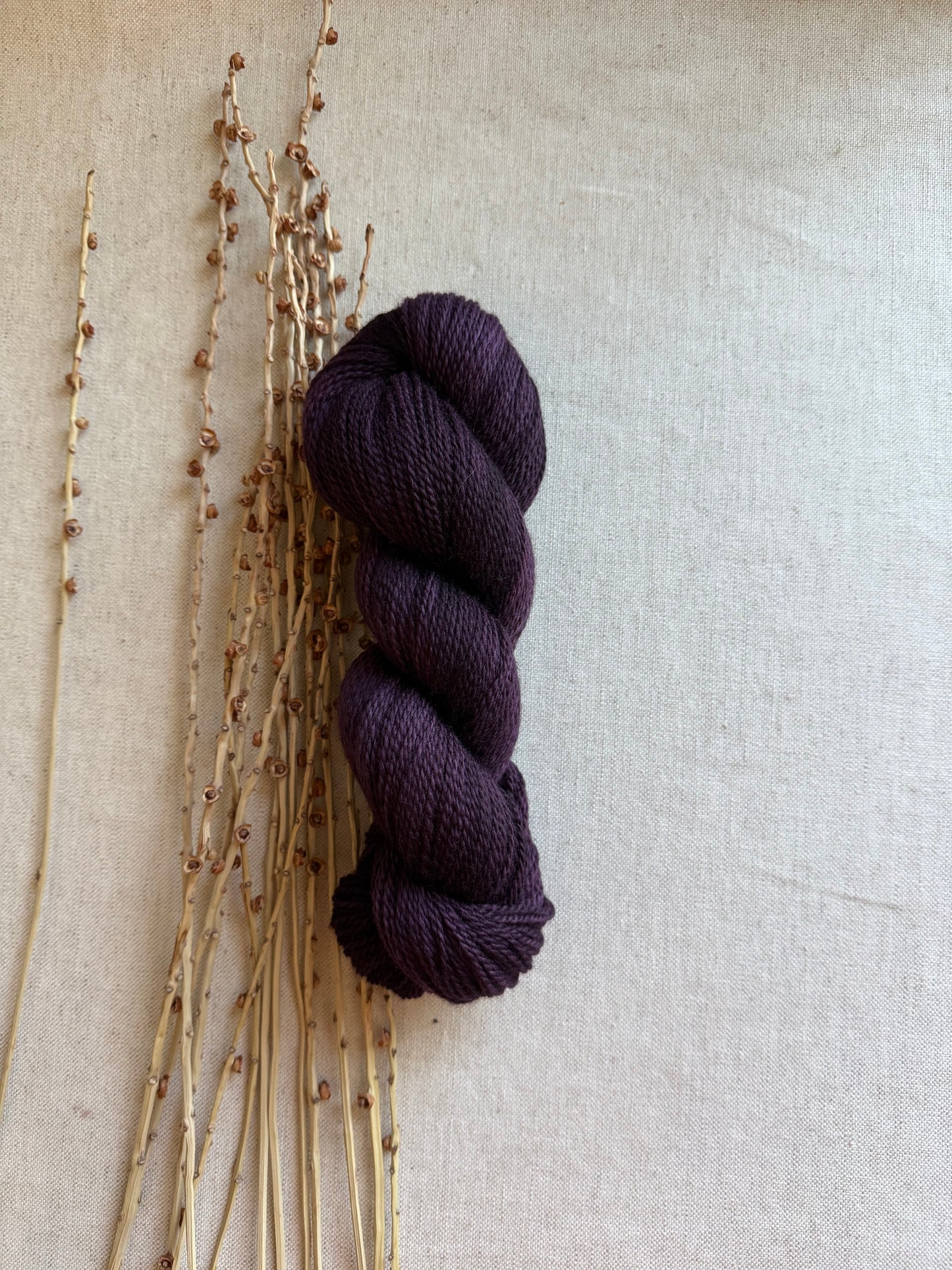 Aubergine Peruvian Highland Wool