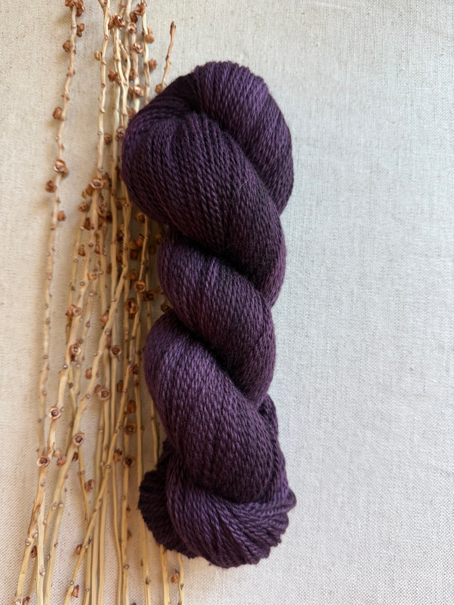 Aubergine Peruvian Highland Wool