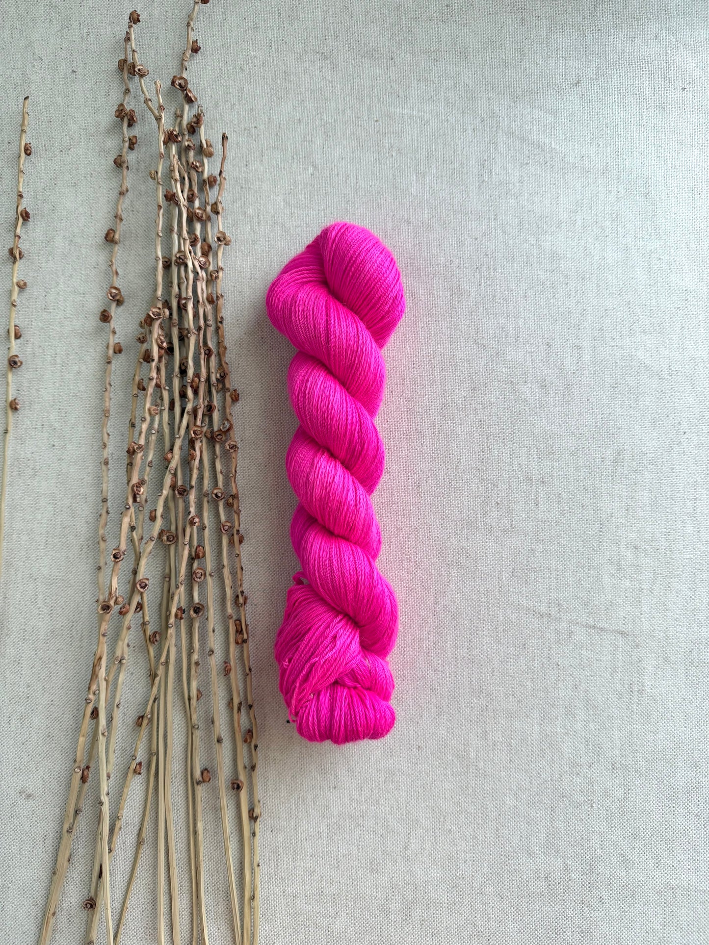 Shocking Pink Merino Baby Alpaca - Fingering
