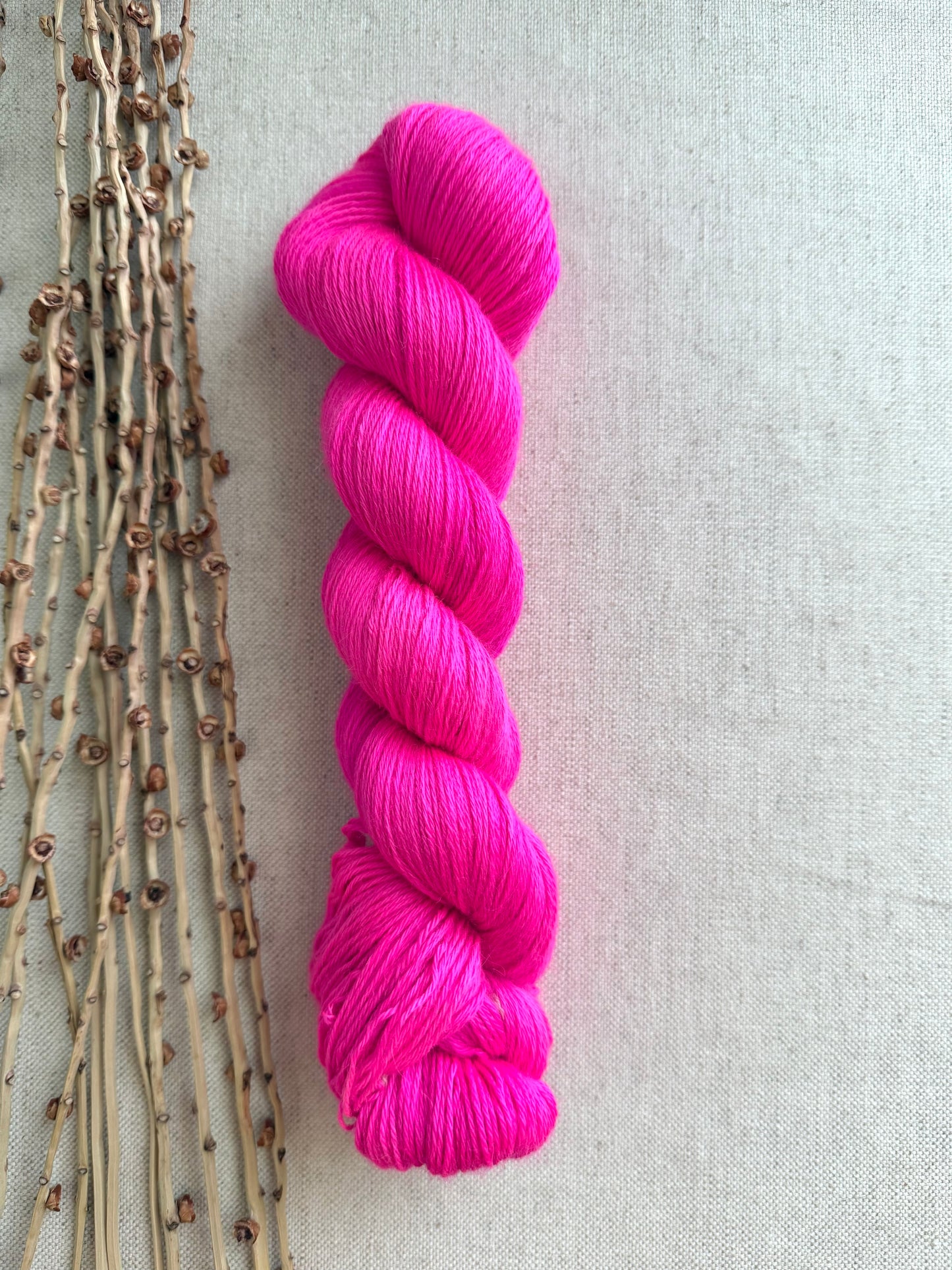 Shocking Pink Merino Baby Alpaca - Fingering