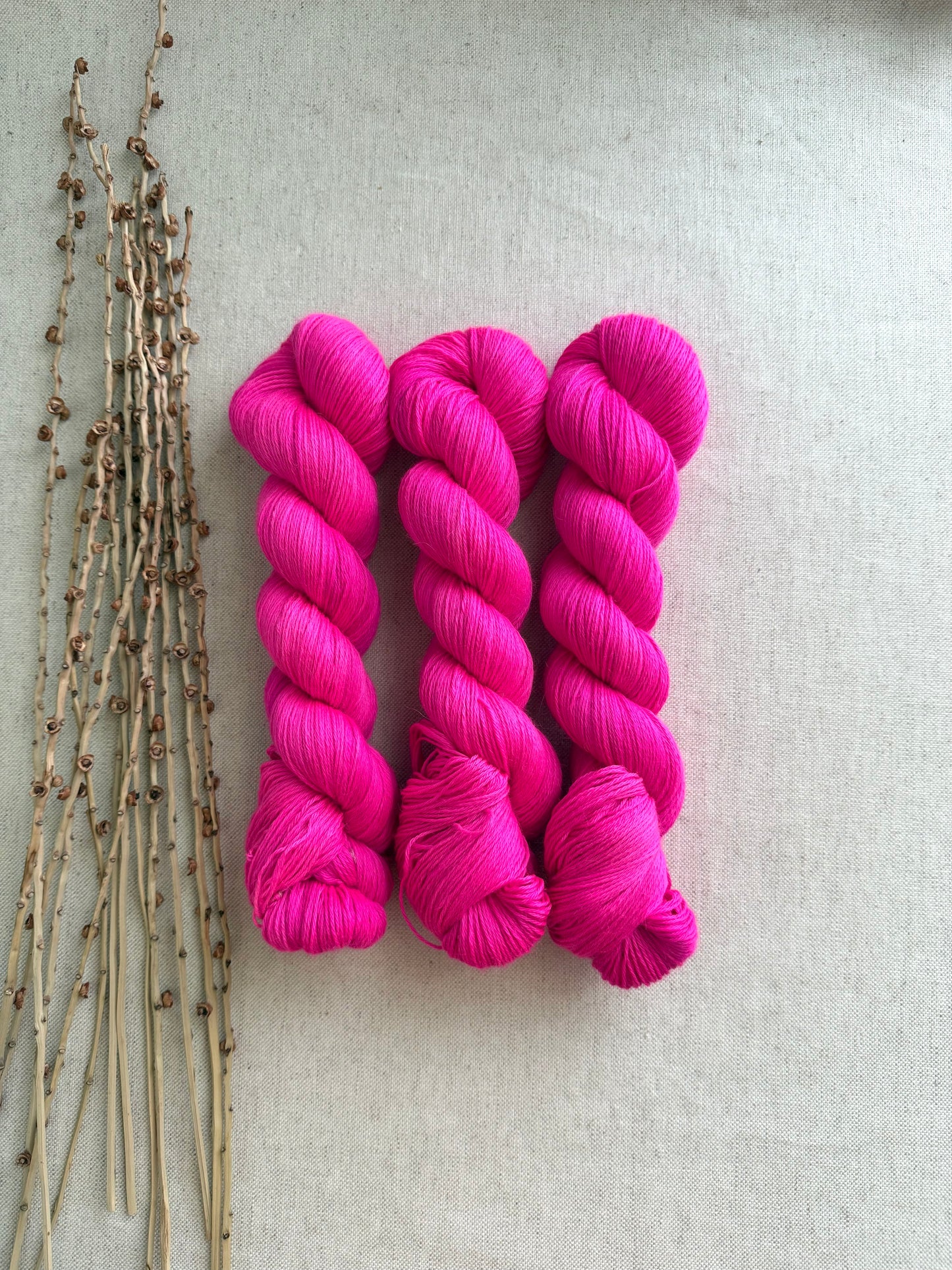 Shocking Pink Merino Baby Alpaca - Fingering