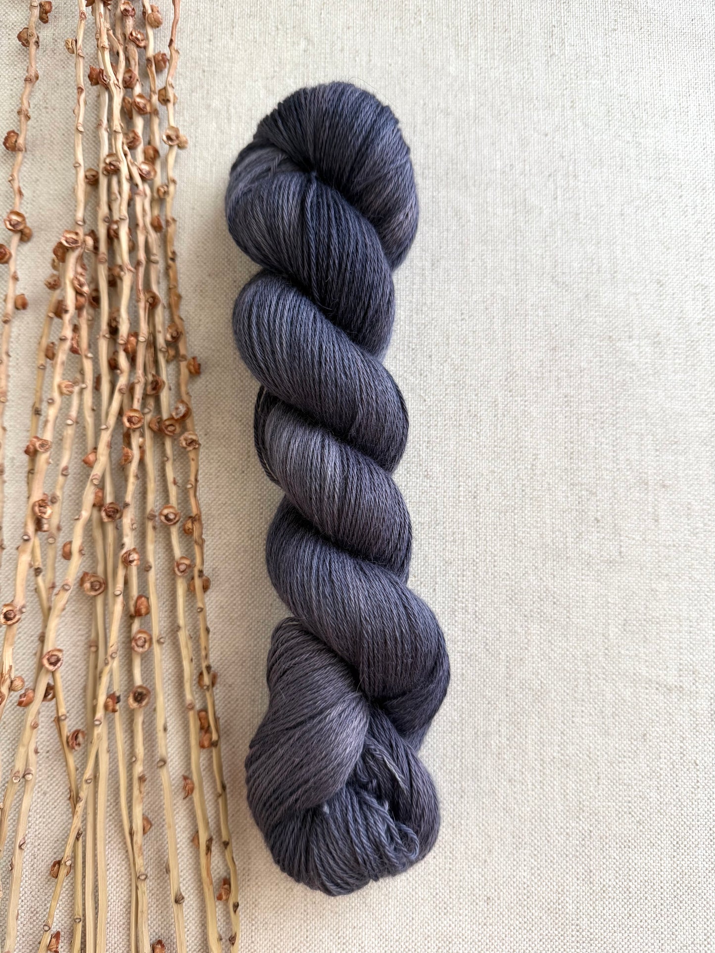 Stormy Gray Merino Baby Alpaca - Fingering