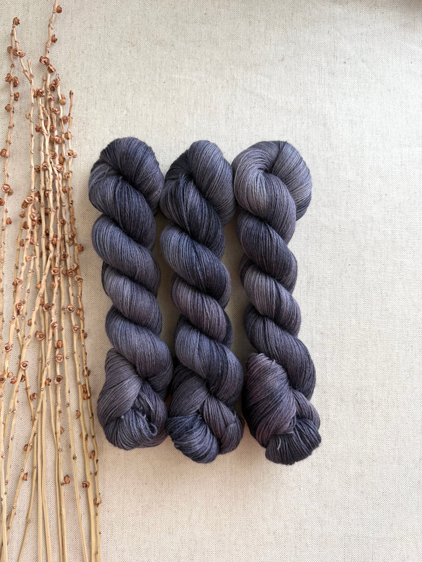 Stormy Gray Merino Baby Alpaca - Fingering