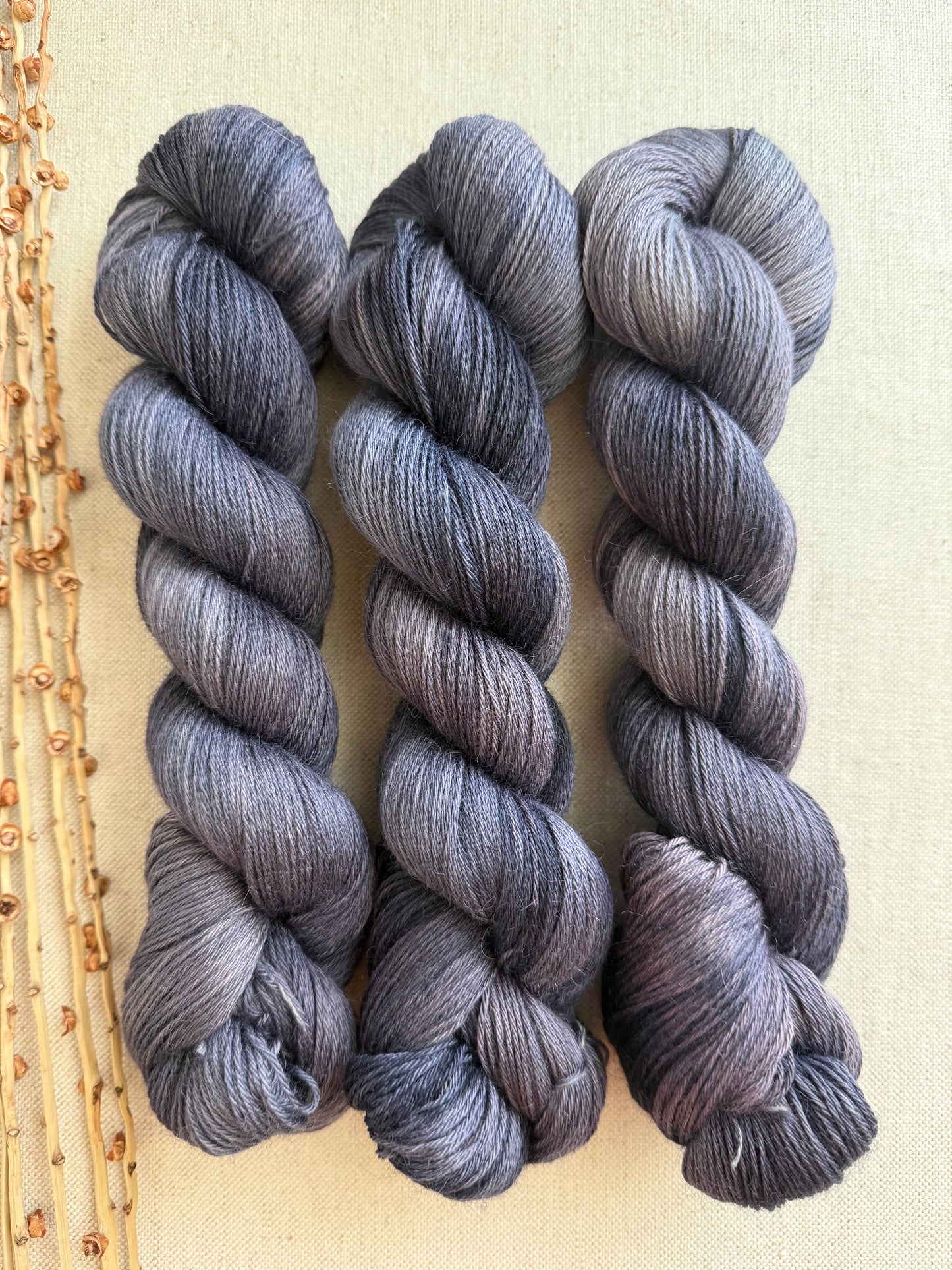 Stormy Gray Merino Baby Alpaca - Fingering
