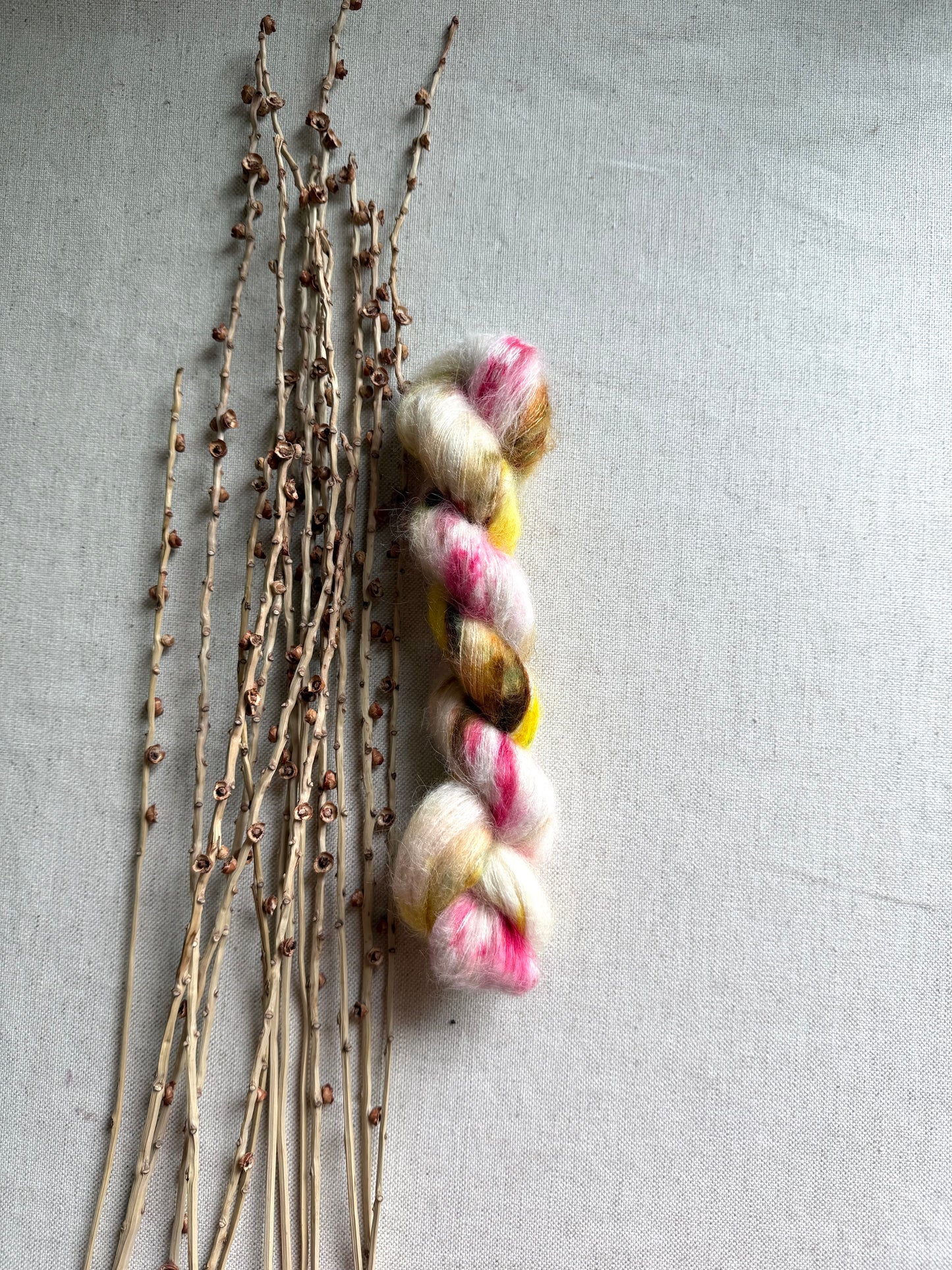 Sweet Lemon Suri Alpaca Silk