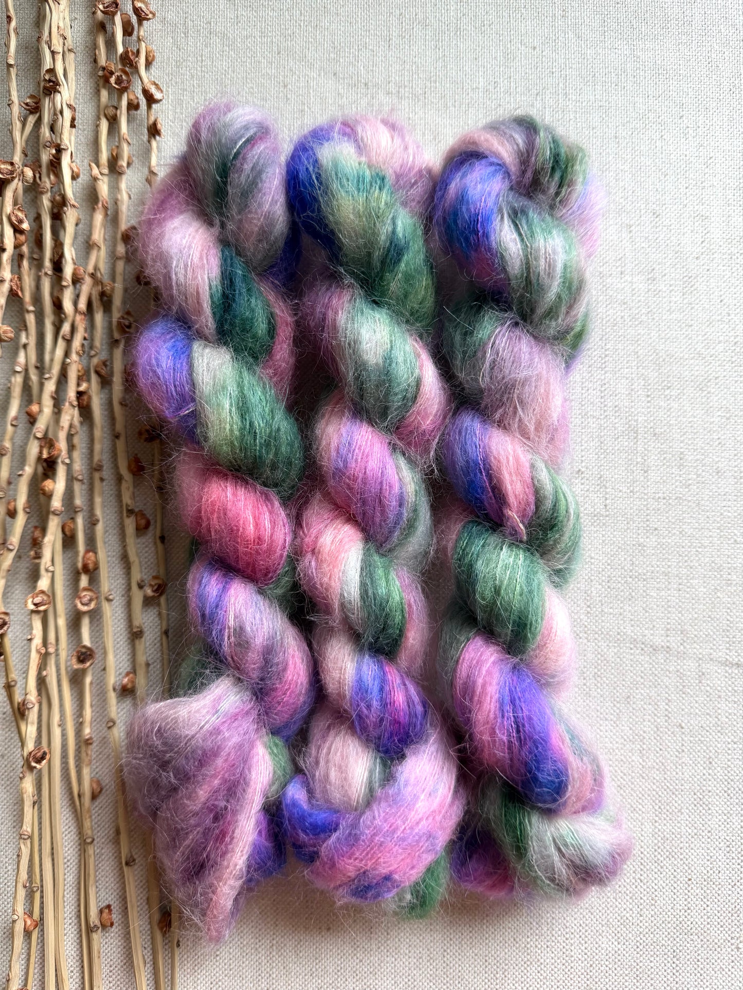 Vintage 70's Suri Alpaca Silk