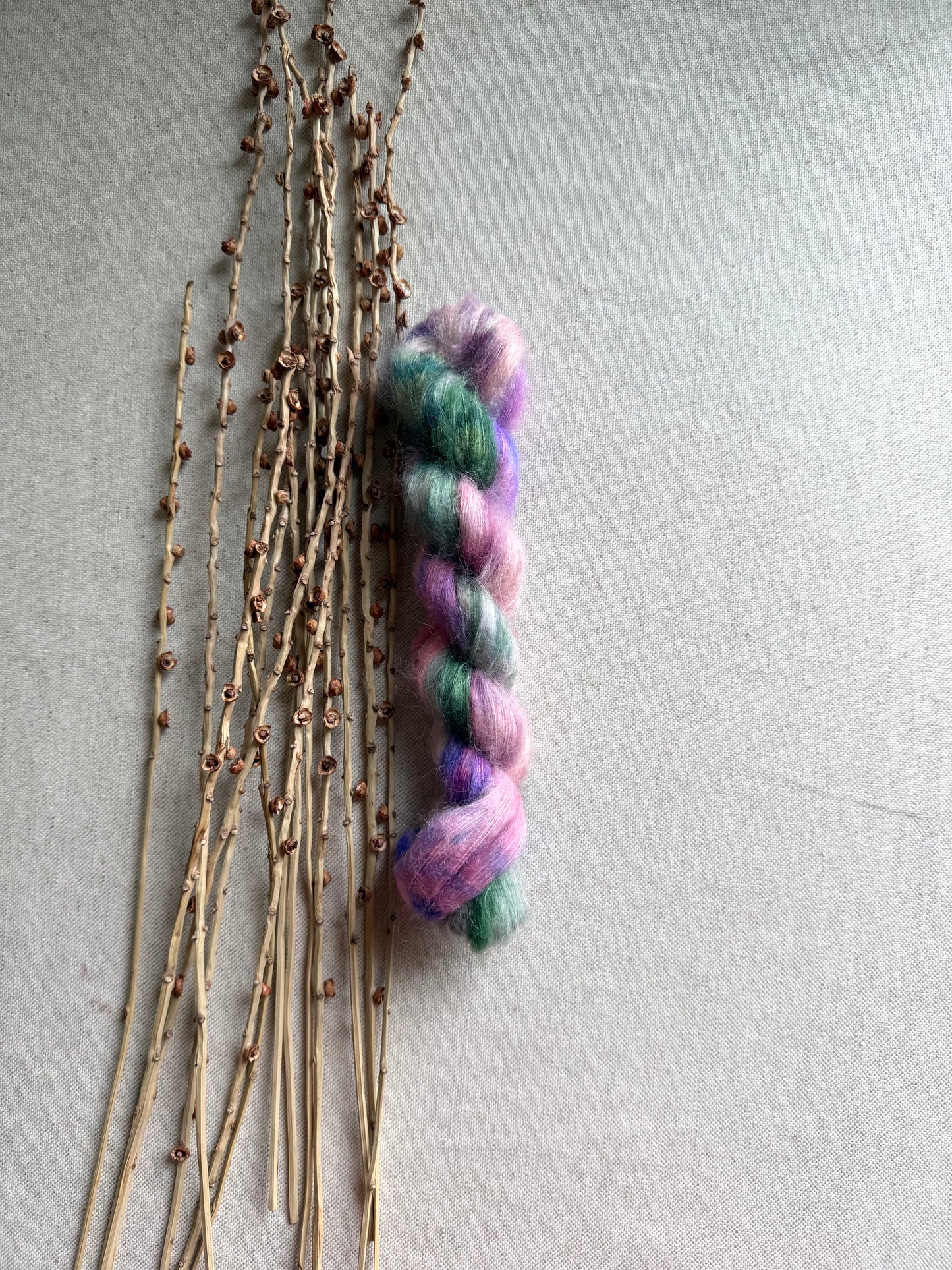 Vintage 70's Suri Alpaca Silk
