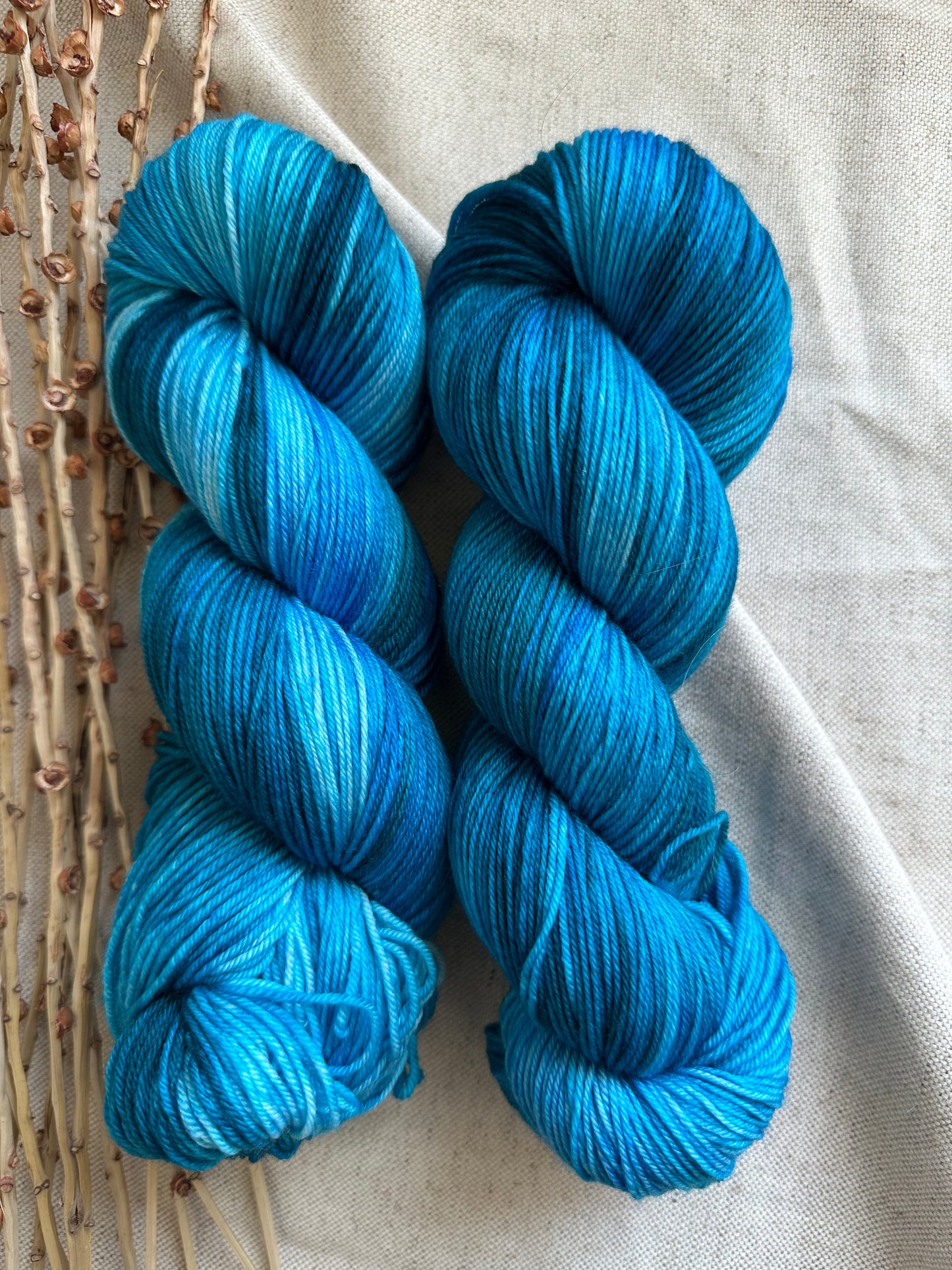 Shades of Turquoise 100g Skein