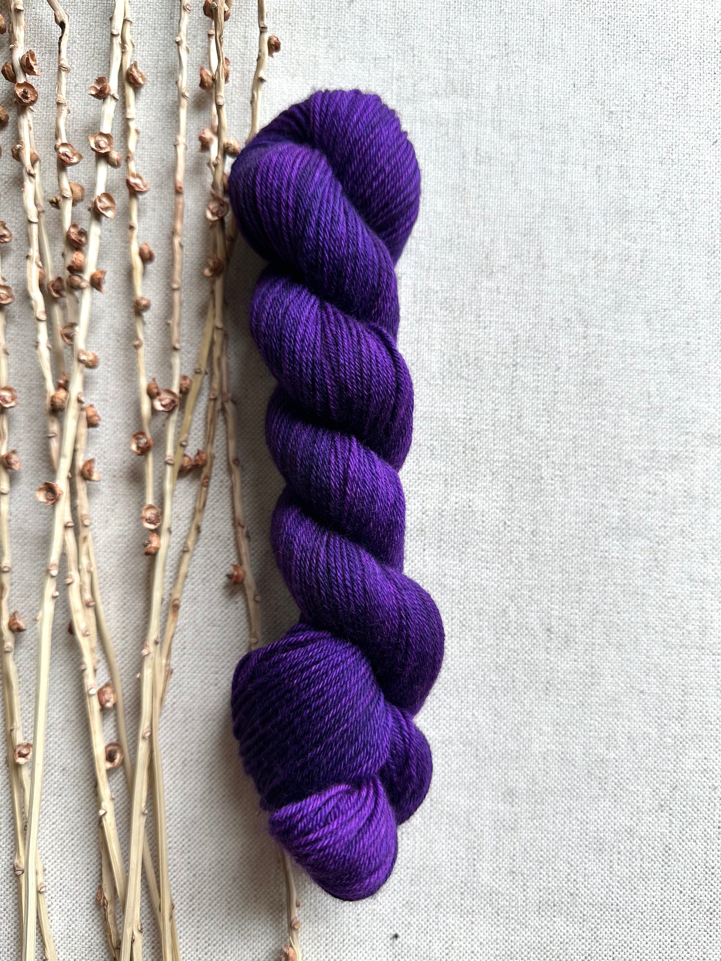 Grape Pop SW Merino Nylon 50g Skein