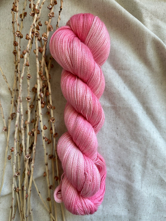 Shades of Pink Untreated Baby Alpaca Silk Cashmere