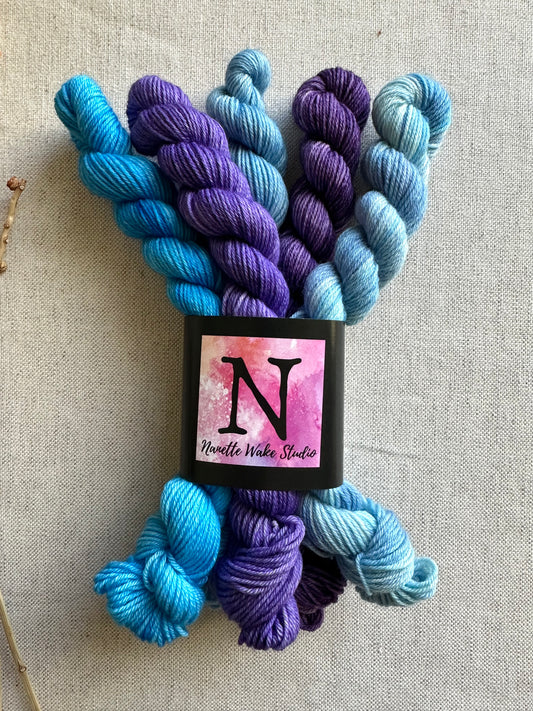 Stitchie - SW Merino Nylon Mini Skein Set