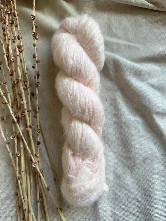 Barely Pink Suri Alpaca Silk
