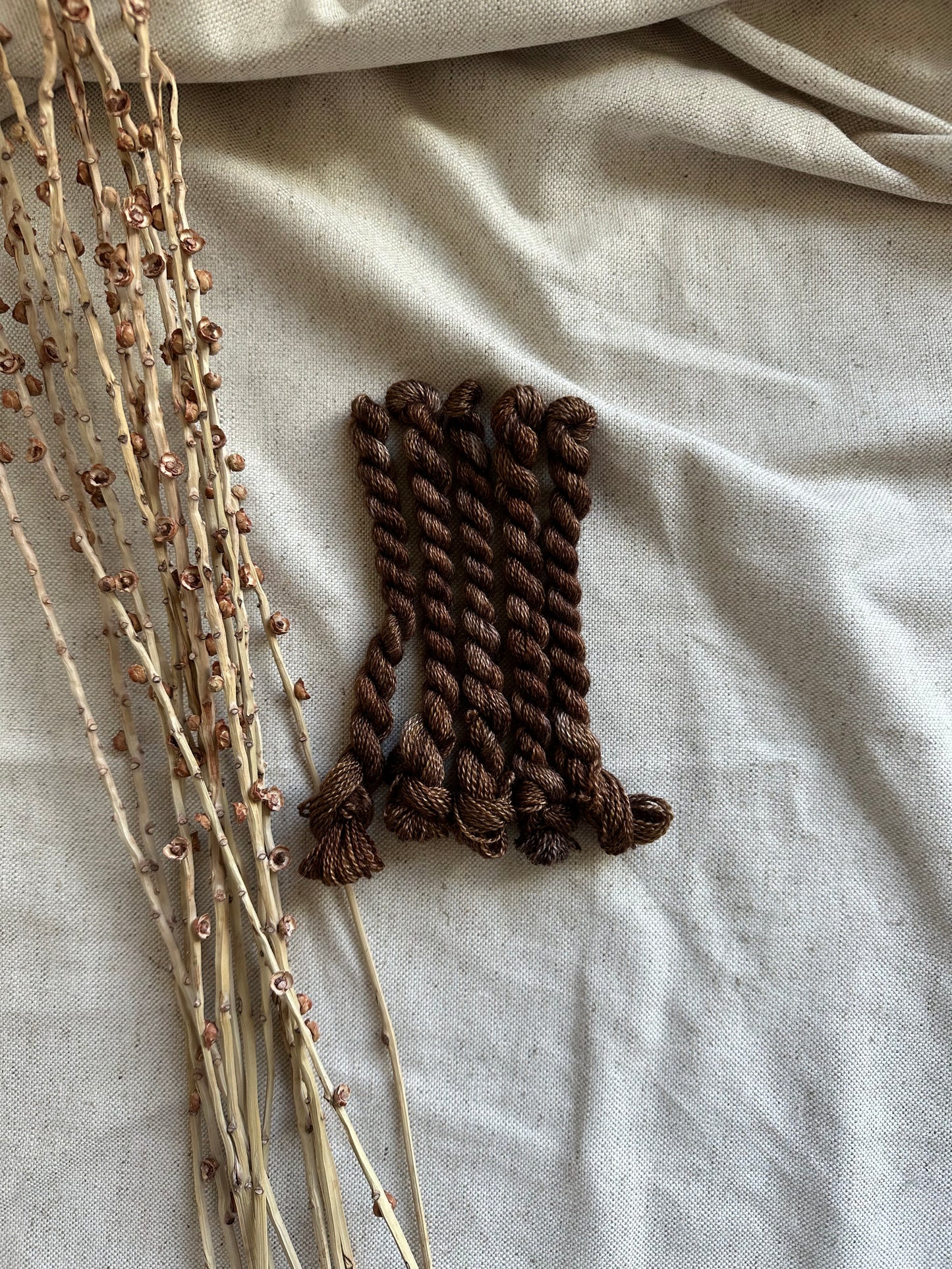 Shades of Brown Embroidery Thread