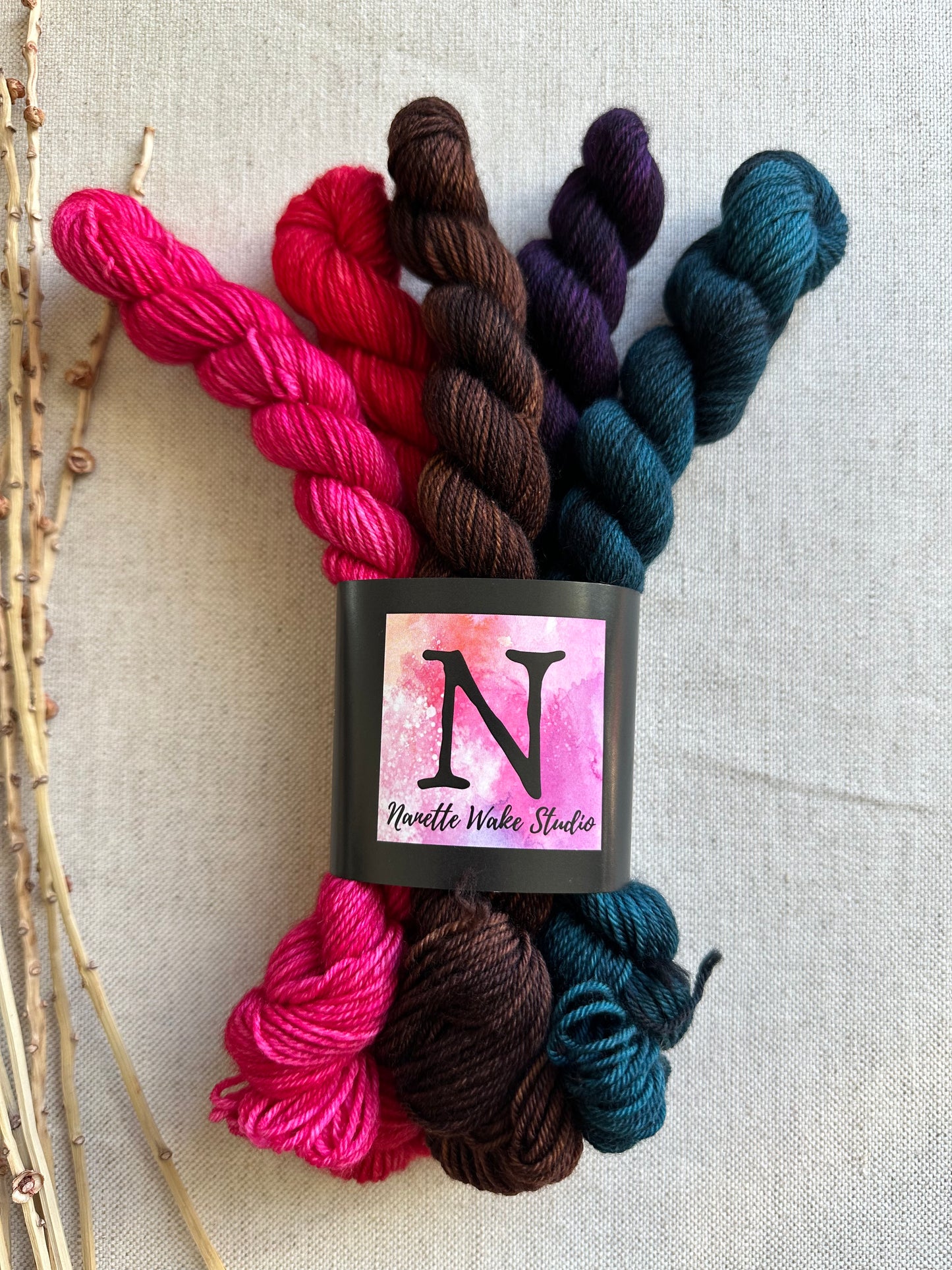 Mushies - SW Merino Nylon Mini Skein Set