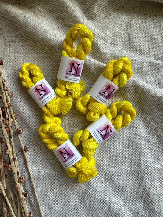 Shades of Yellow Embroidery Thread