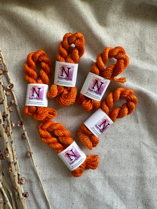 Shades of Orange Embroidery Thread