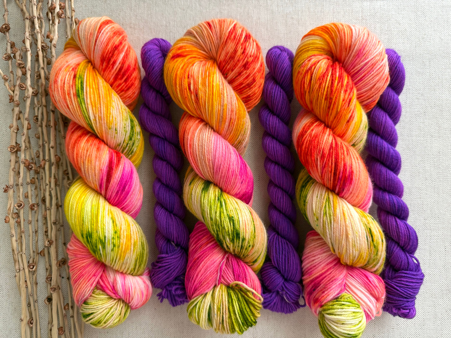 Neon Taffy Sock Set