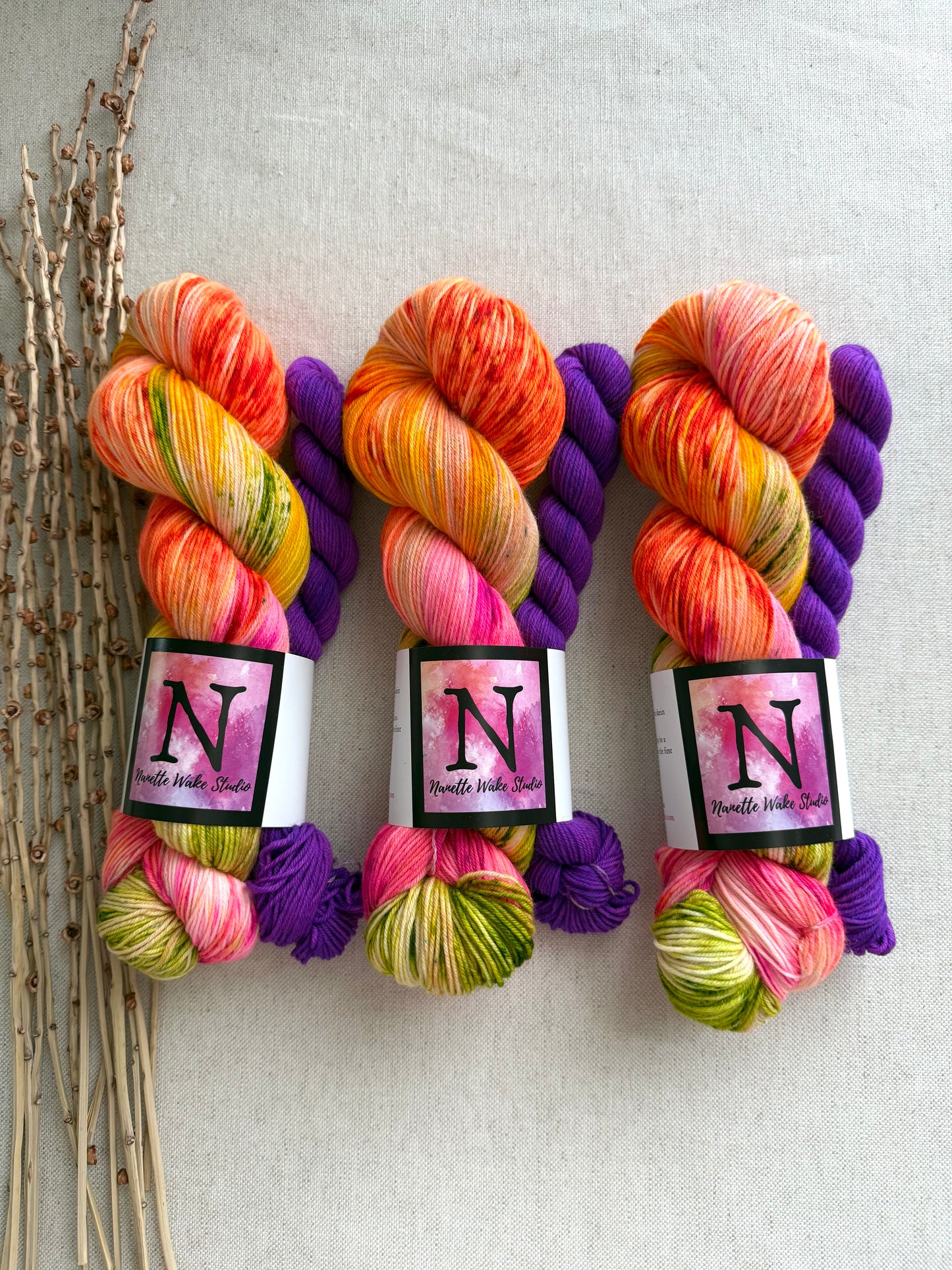 Neon Taffy Sock Set