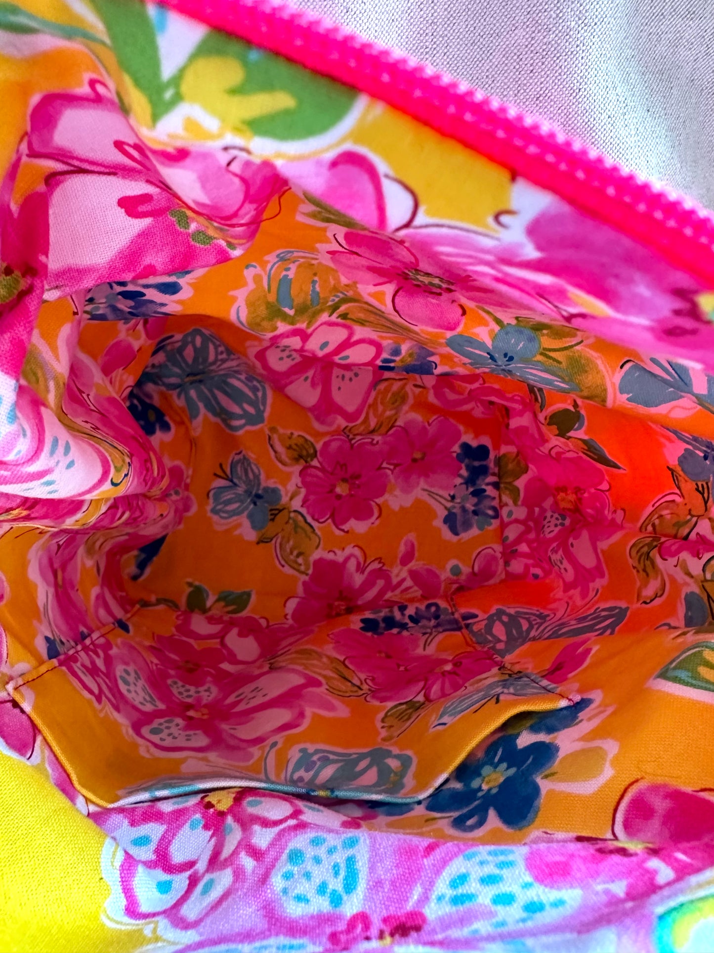 Hot Pink Silky Handwoven Bag