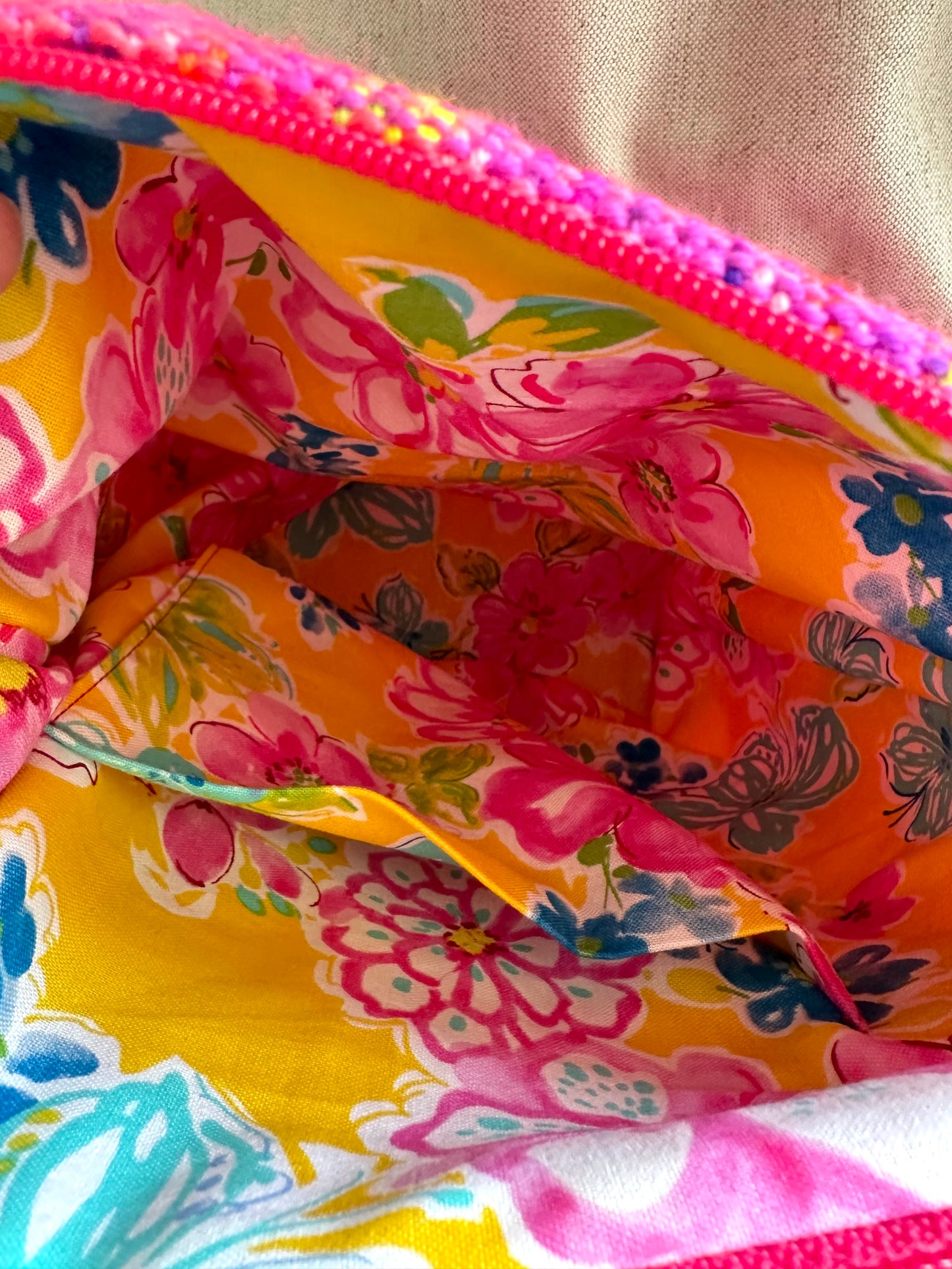 Hot Pink Handwoven Bag