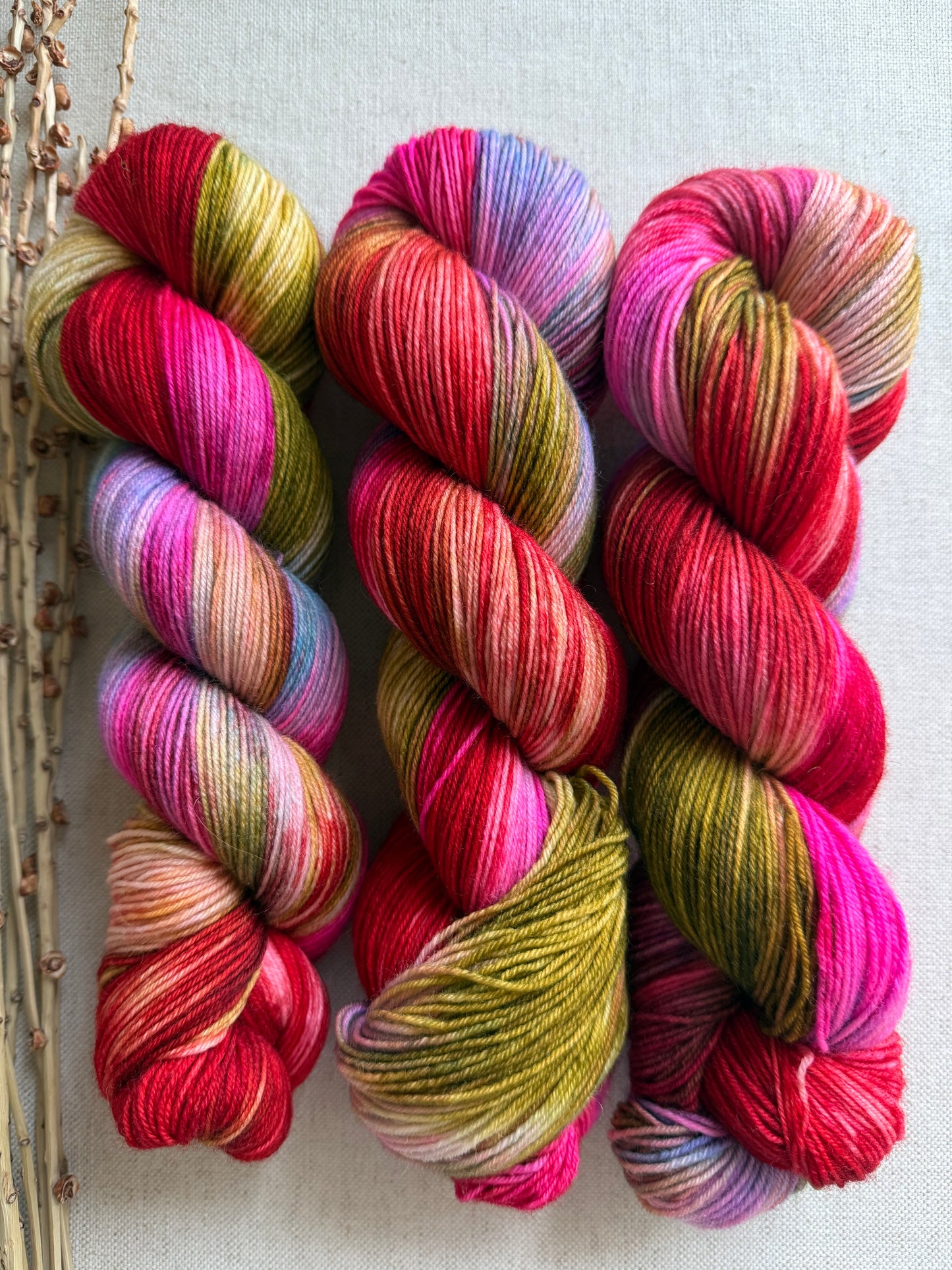 Olympic Sunrise - A Washington State Colorway - SW Wool Recycled Nylon 100g