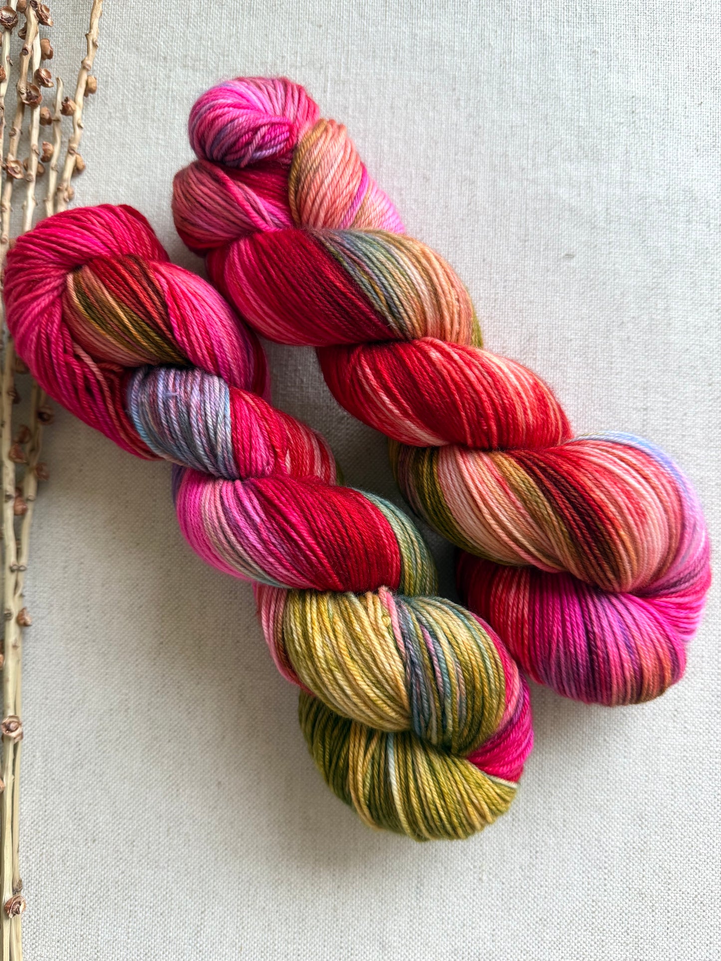 Olympic Sunrise - A Washington State Colorway 100g SW Merino Nylon
