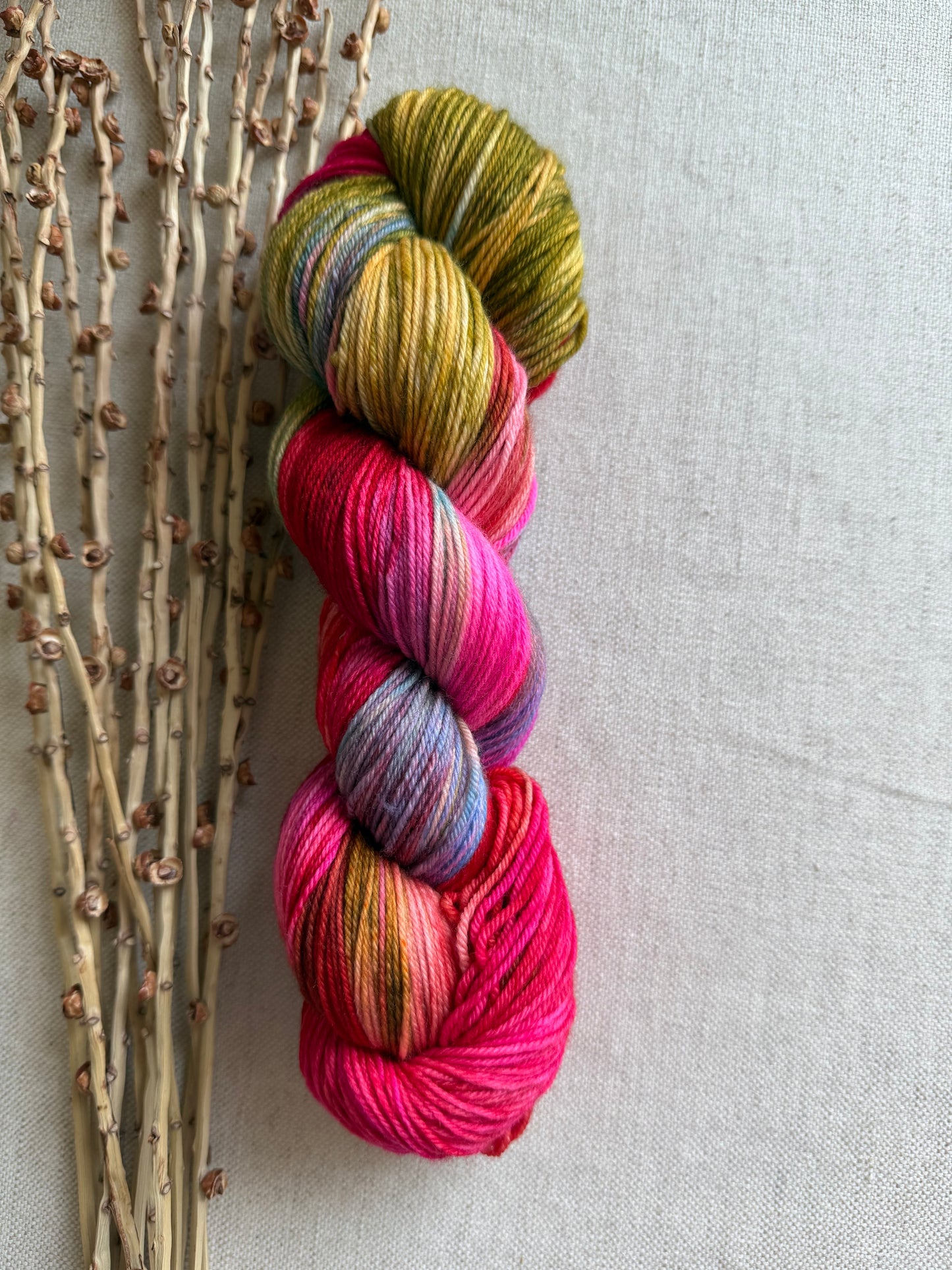 Olympic Sunrise - A Washington State Colorway 100g SW Merino Nylon