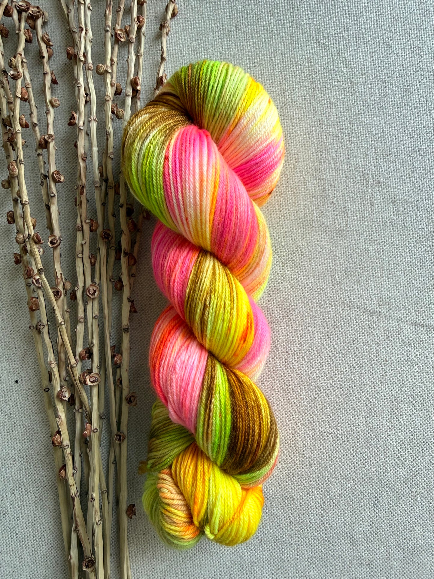 Buttery Popcorn 100g SW Merino Nylon