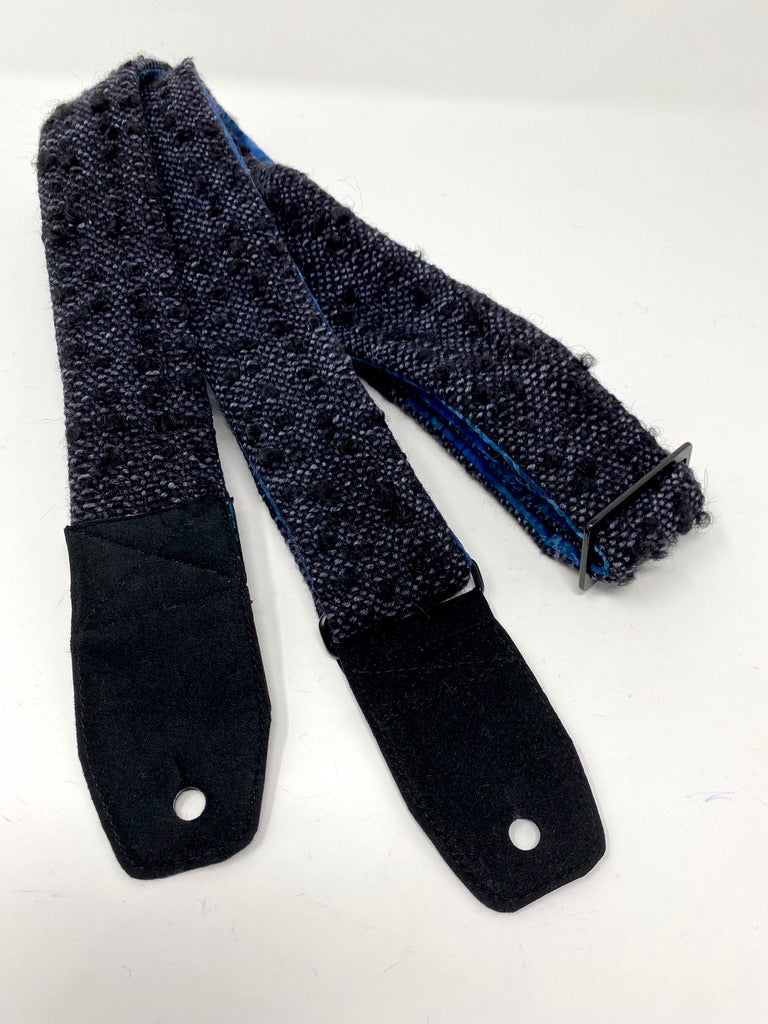 Black Blue Guitar Strap