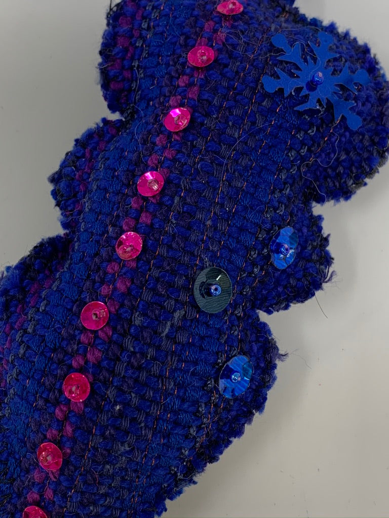 Royal Blue Christmas Ornament