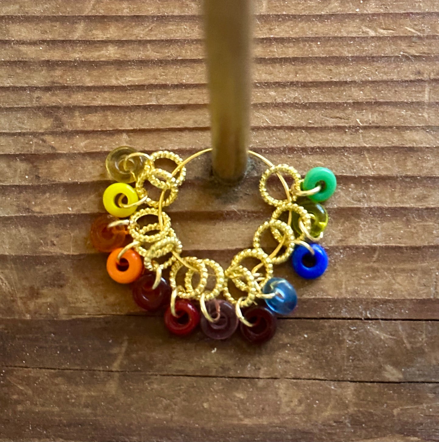 Rainbow Stitch Markers