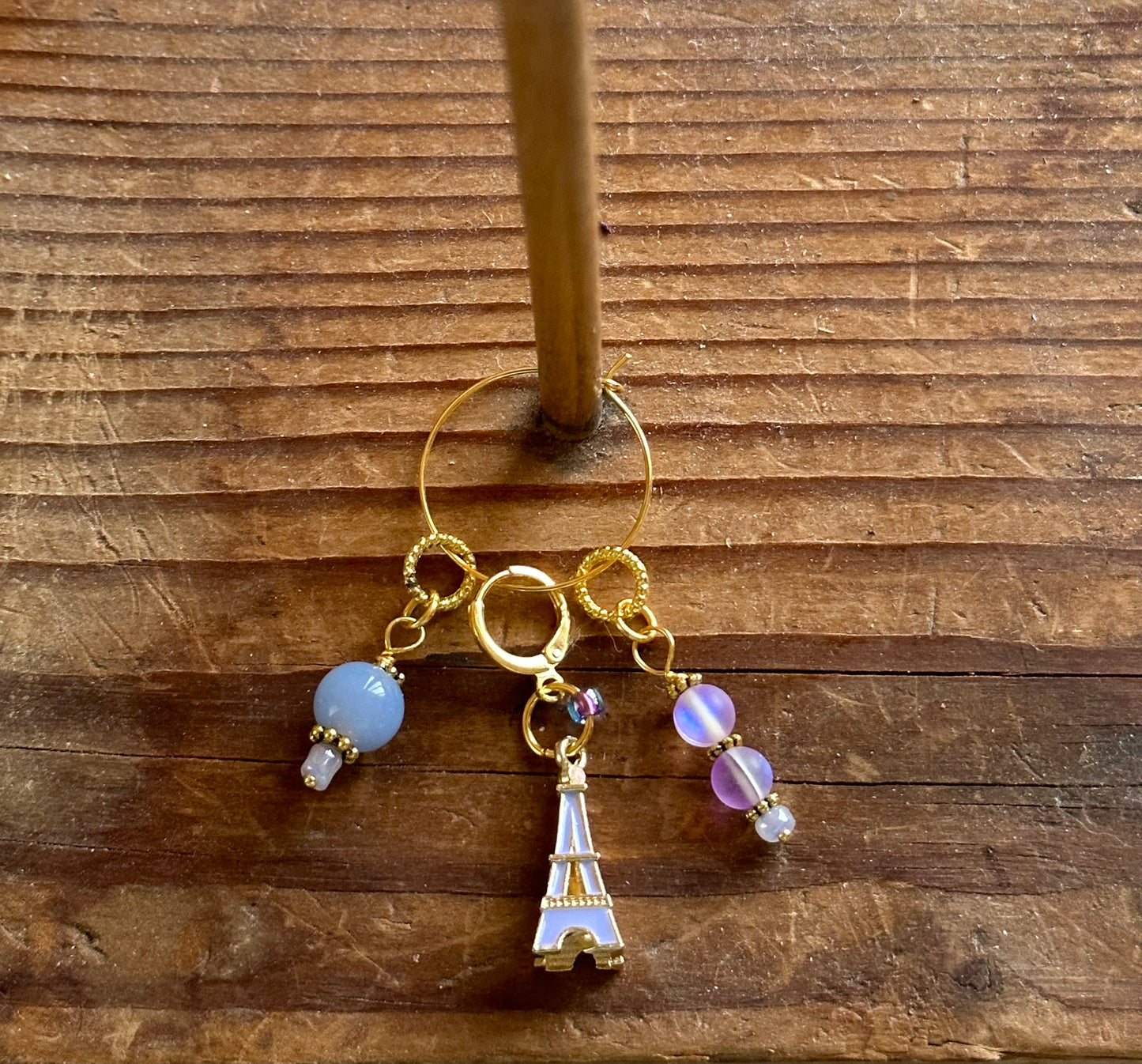 Eiffel Tower Theme Stitch Markers