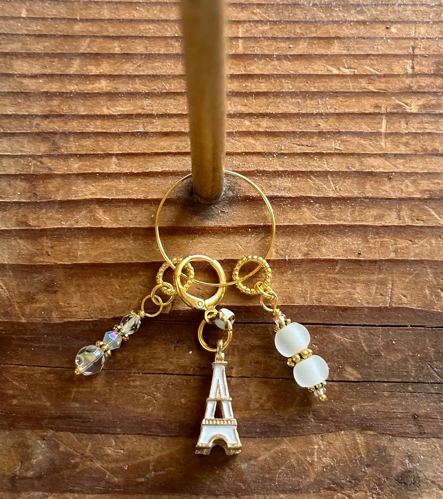 Eiffel Tower Theme Stitch Markers