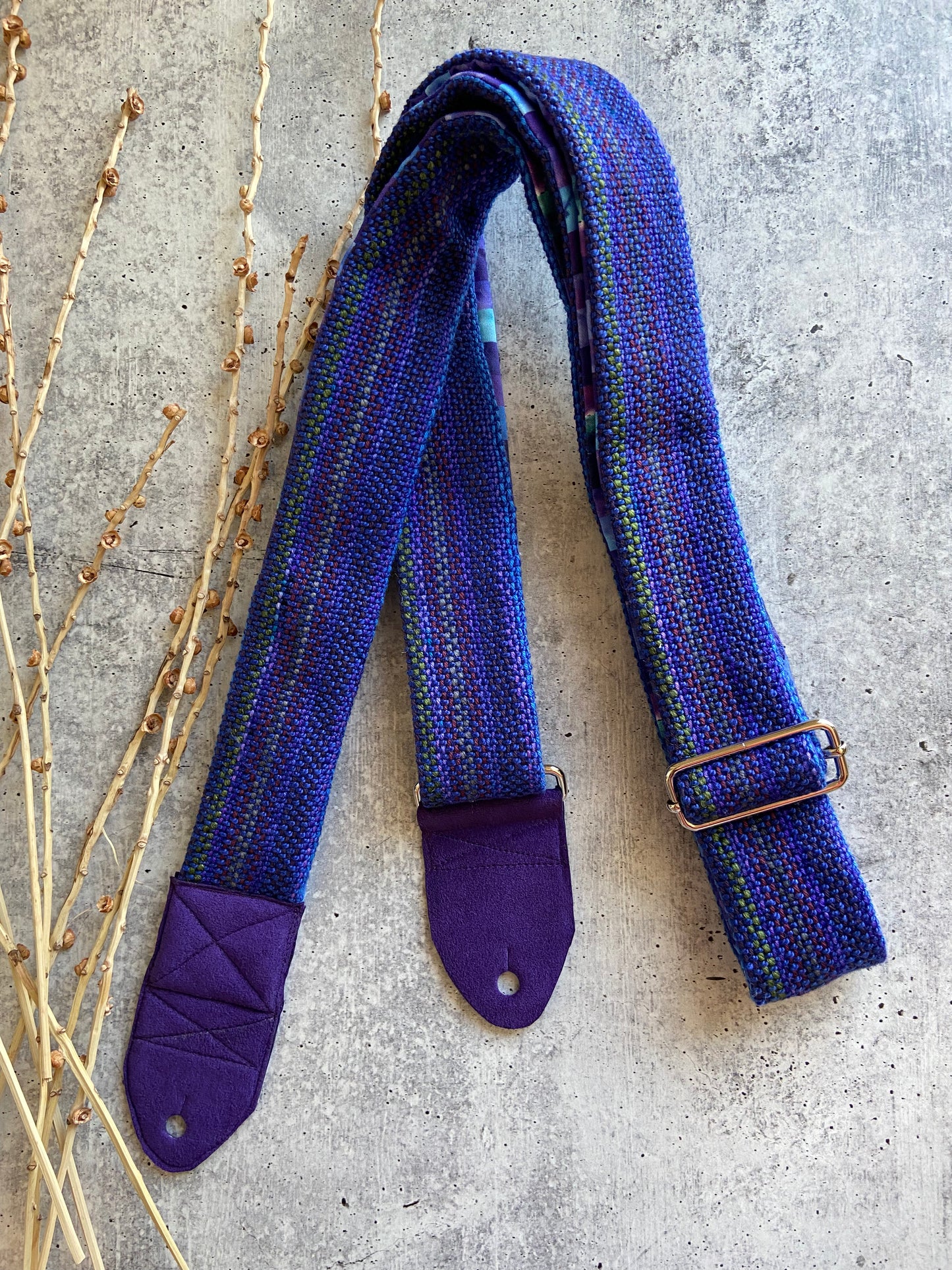 Blue Guitar Strap