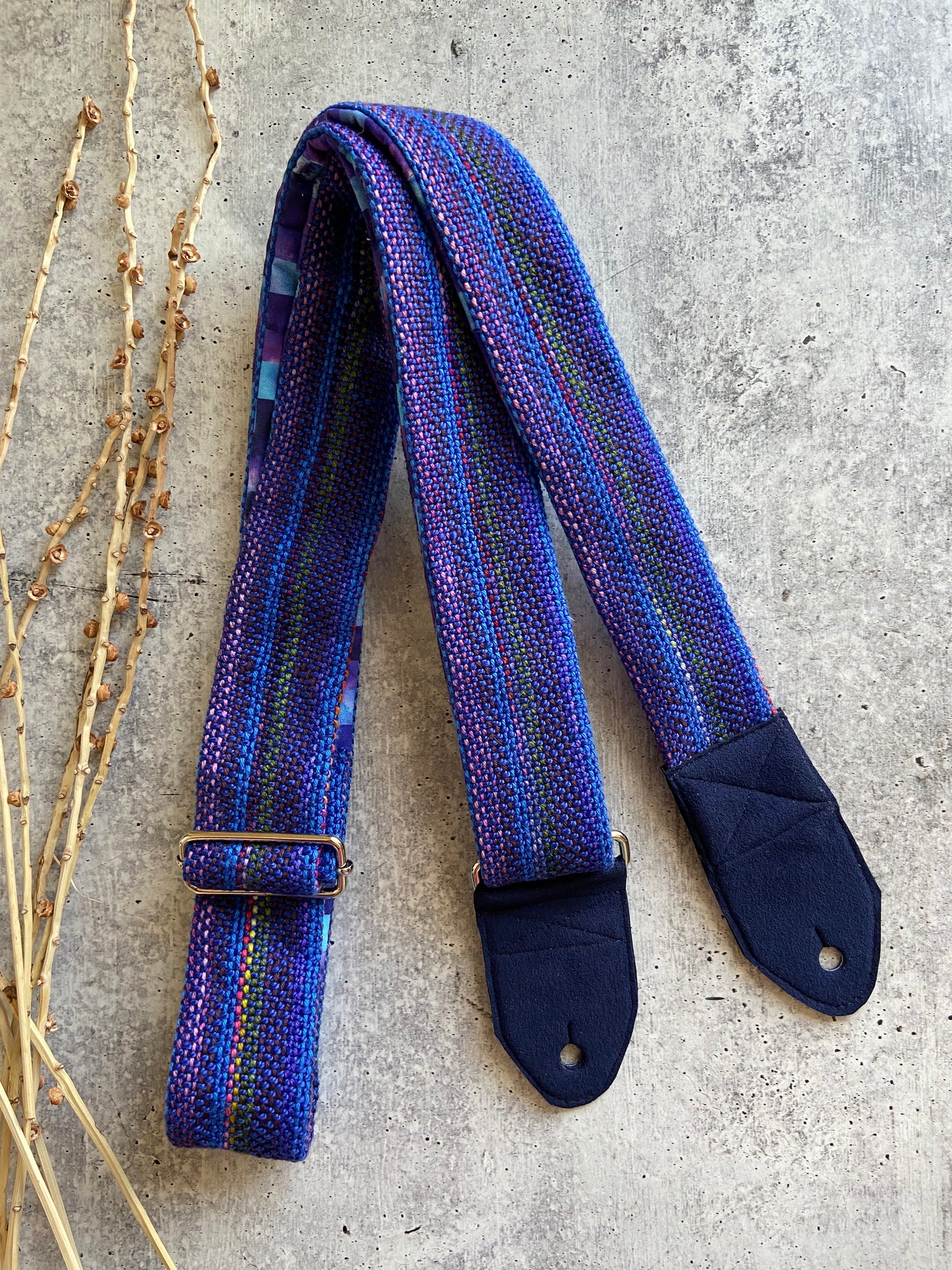 Blue Guitar Strap