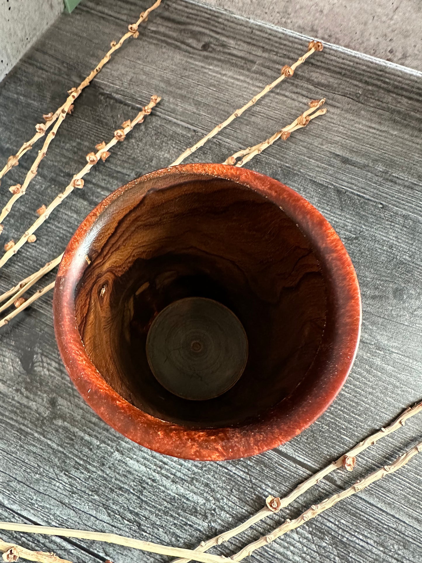 Kingswood With Copper Resin Hand Turned Bowl