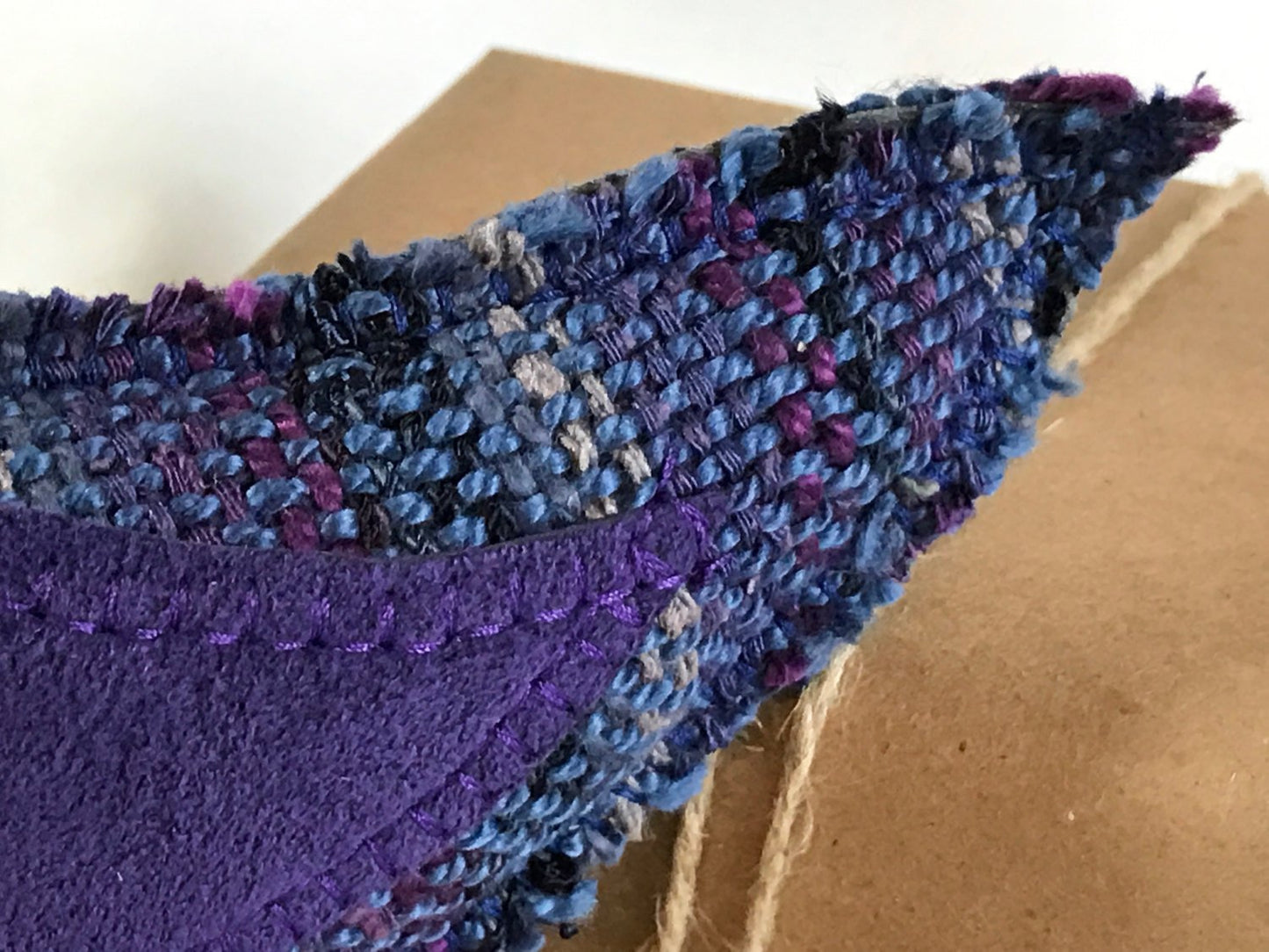 Purple Blue Dove Ornament