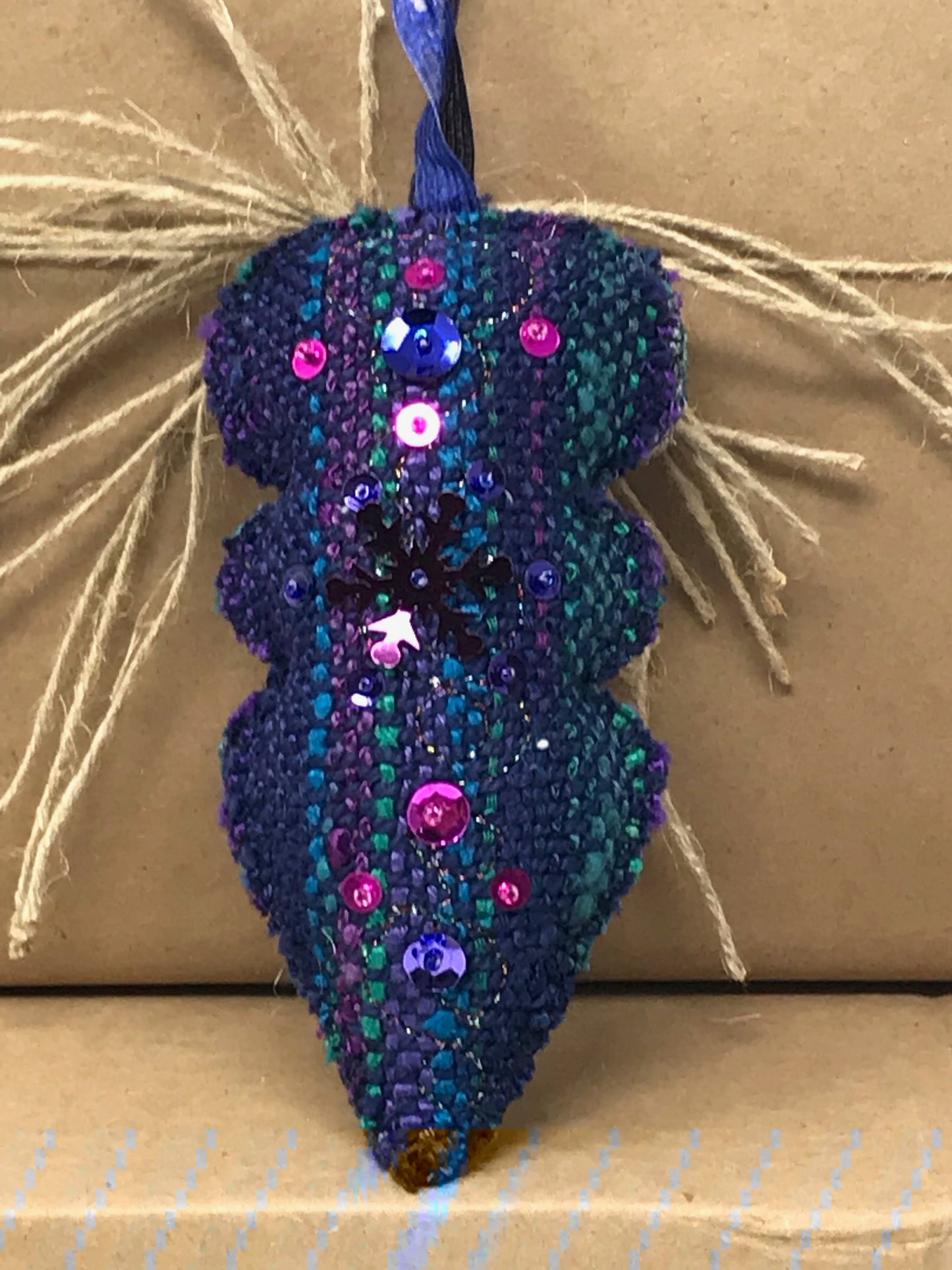 Purple Christmas Ornament